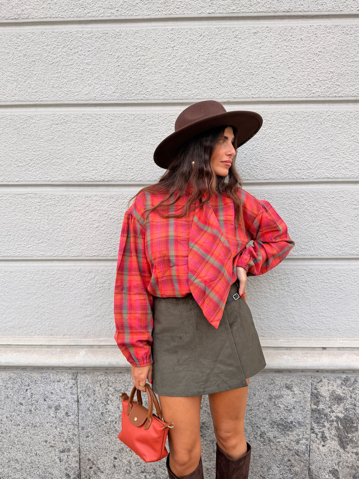 Camicia quadri pink plaid COMPANIA FANTASTICA