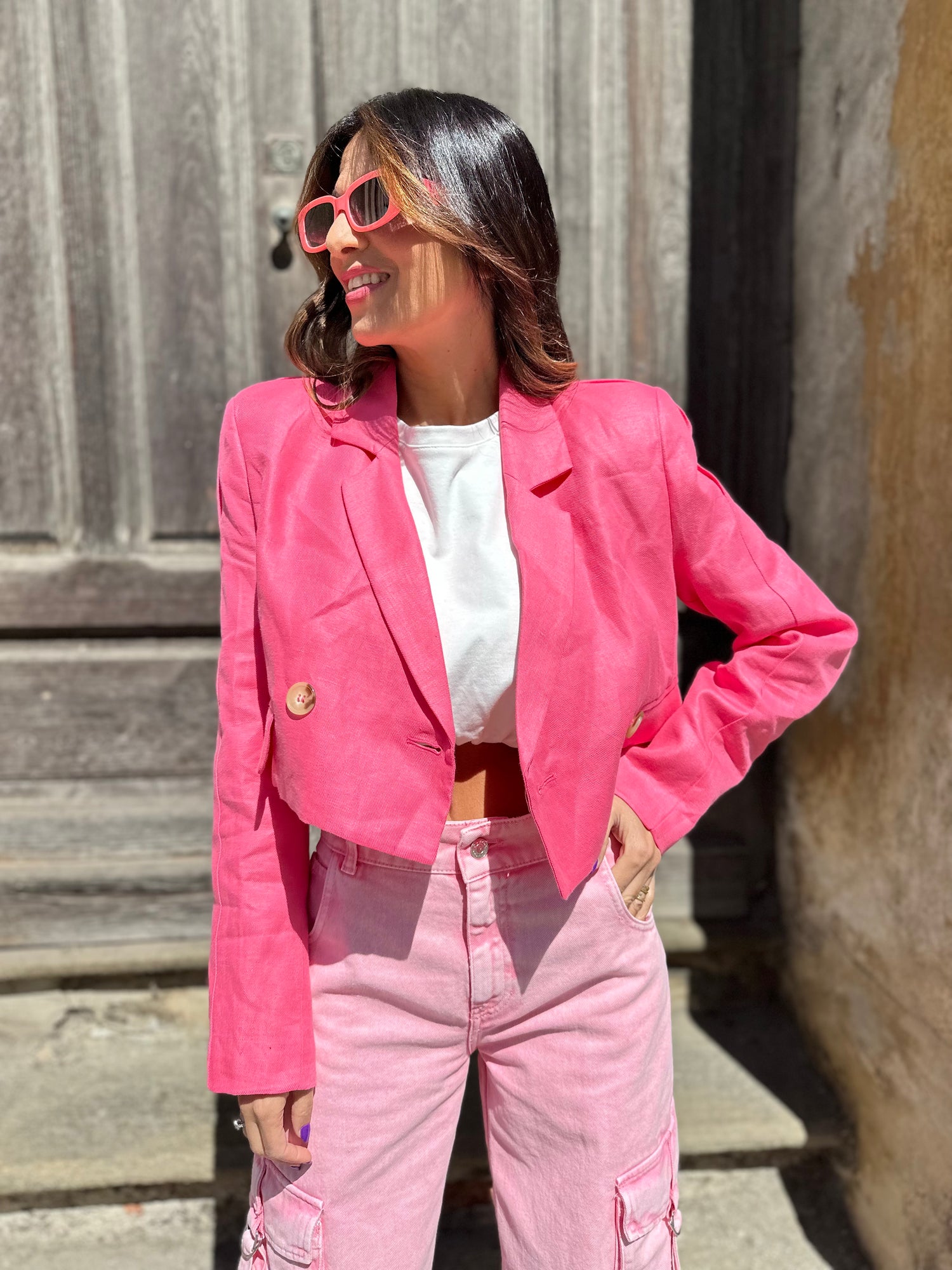 Blazer crop “Blogger” VICOLO