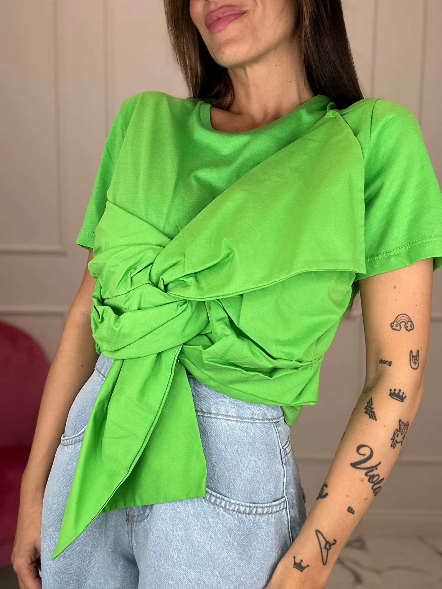T-shirt “Maxi fiocco” LUMINA