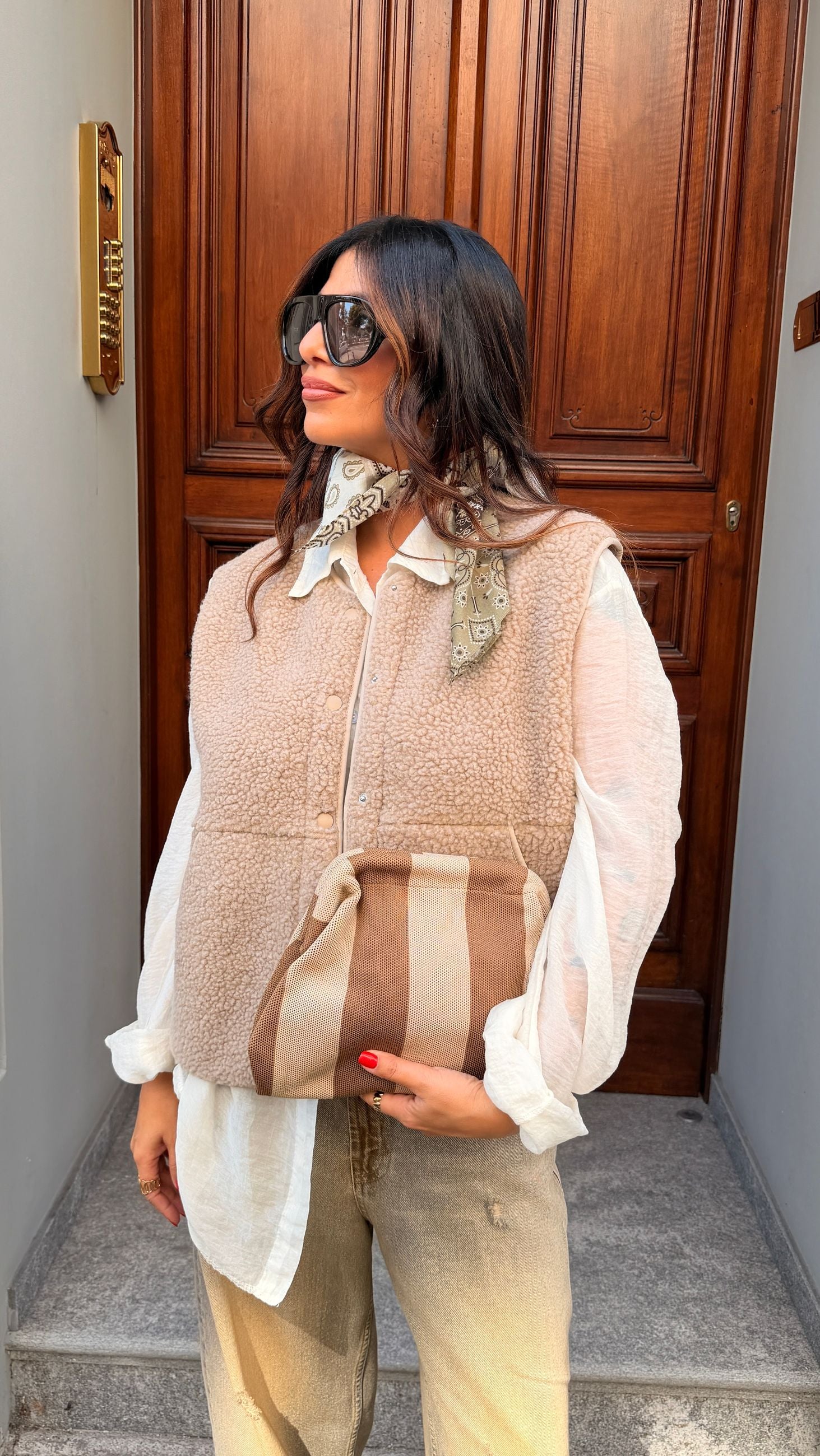 Pochette tela Millerighe LIP