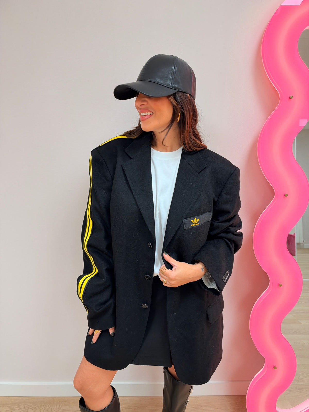 Cappello con visiera ecopelle Ryder LIP