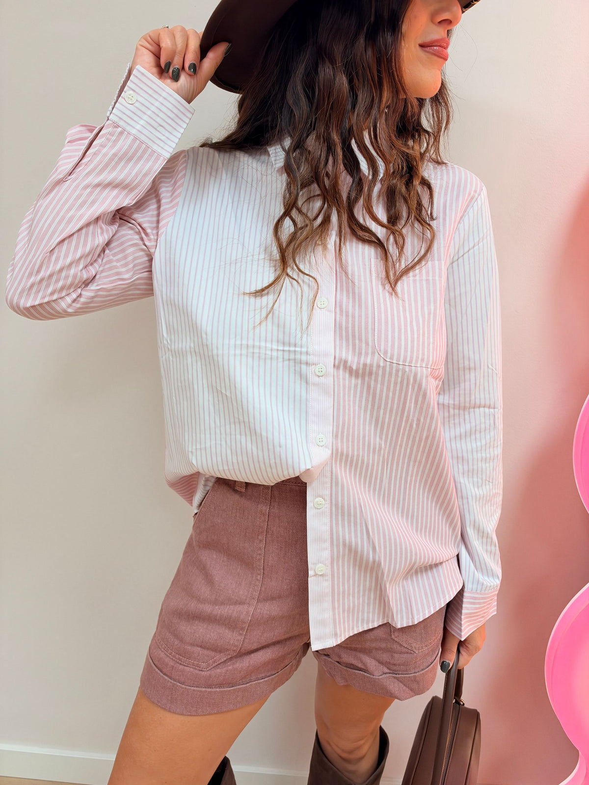 Camicia cotone righe Amelie LA PETITE ETOILE