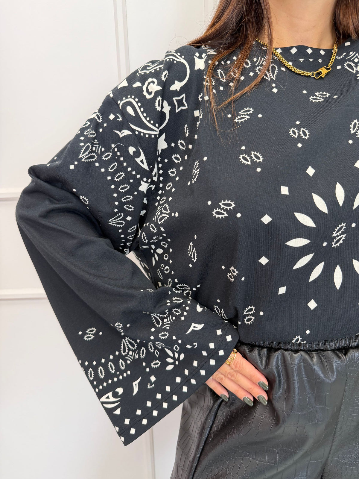 Maglia manica ampia Bandana HAVEONE