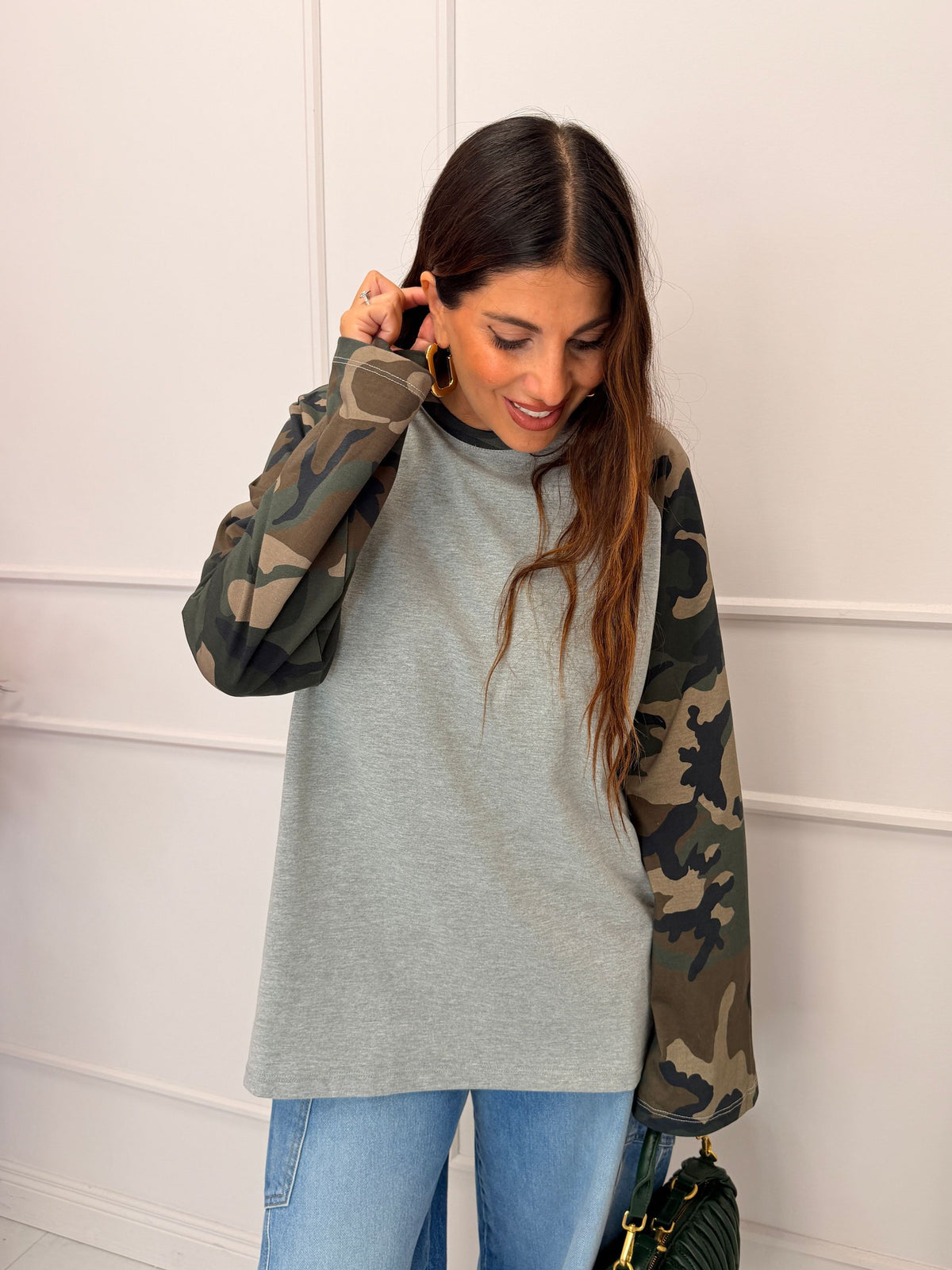 Maglia long sleeve Camo HAVE ONE