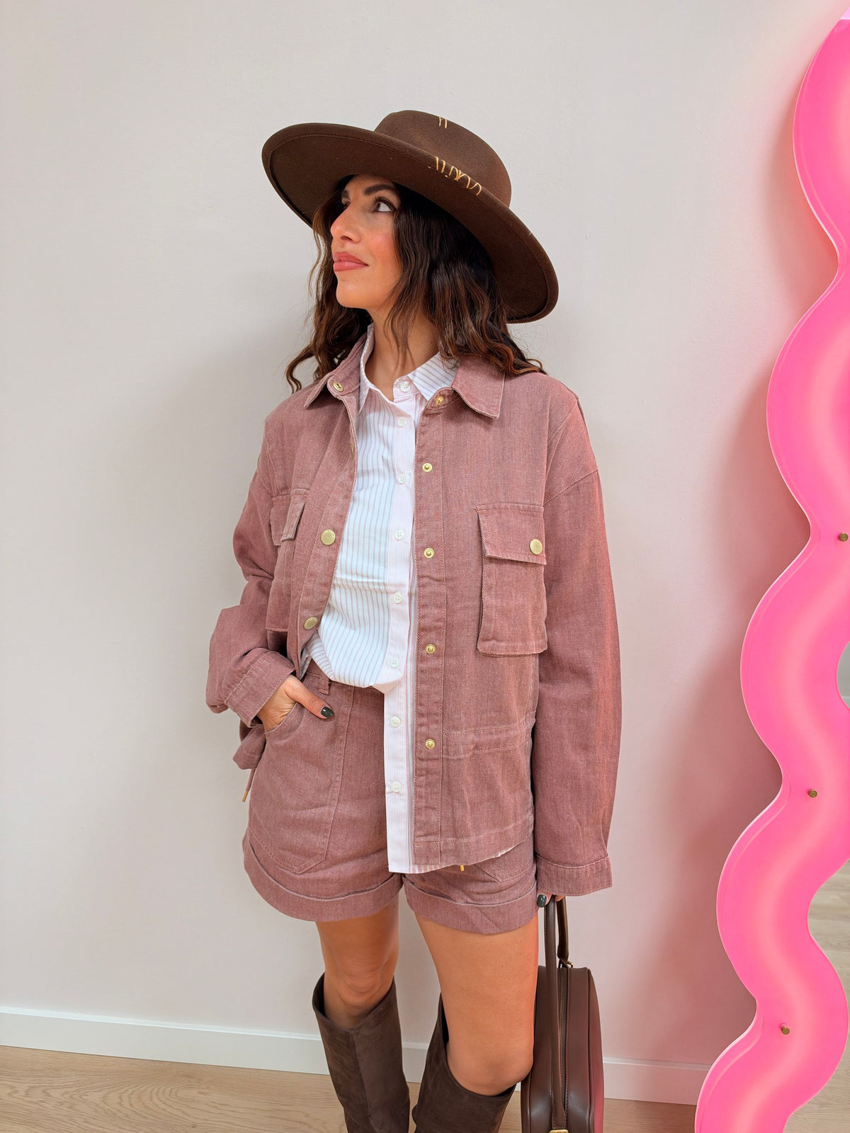 Shorts denim Rose LA PETITE ETOILE
