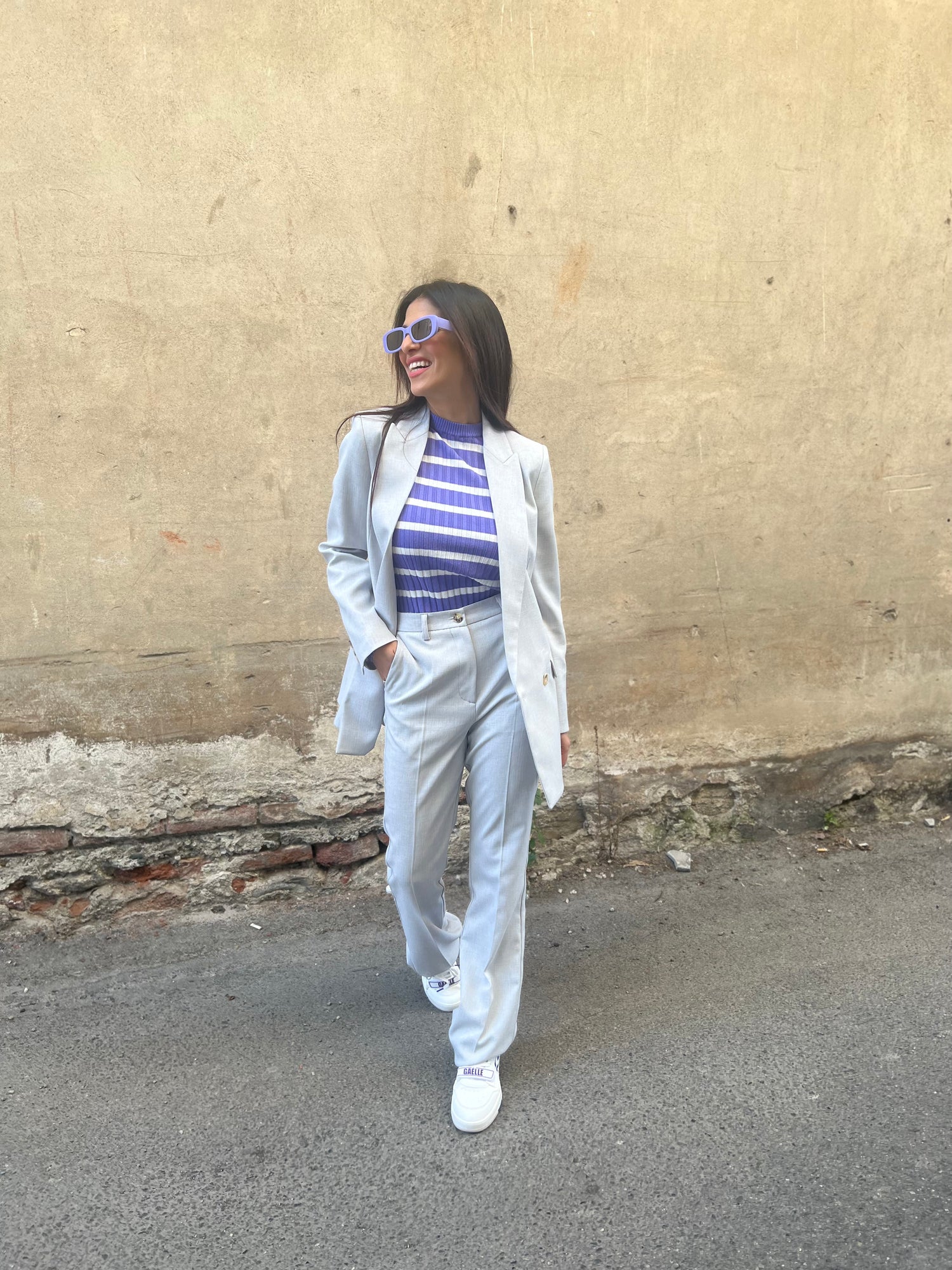 Pantalone in tessuto “Leonie” VICOLO