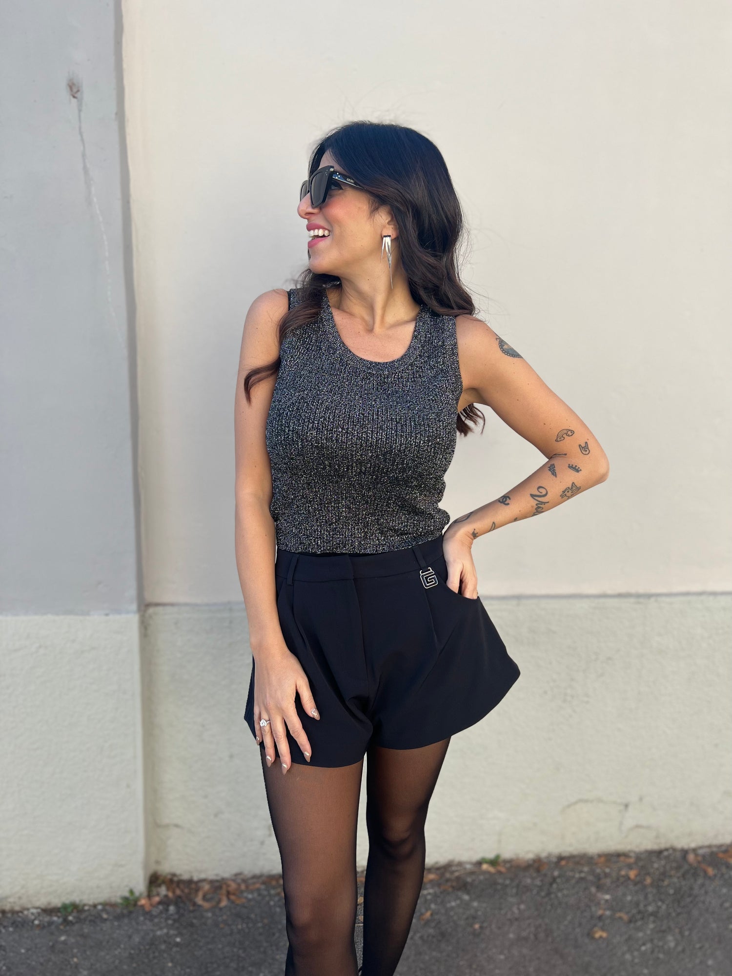 Shorts a farfalla GAELLE PARIS New