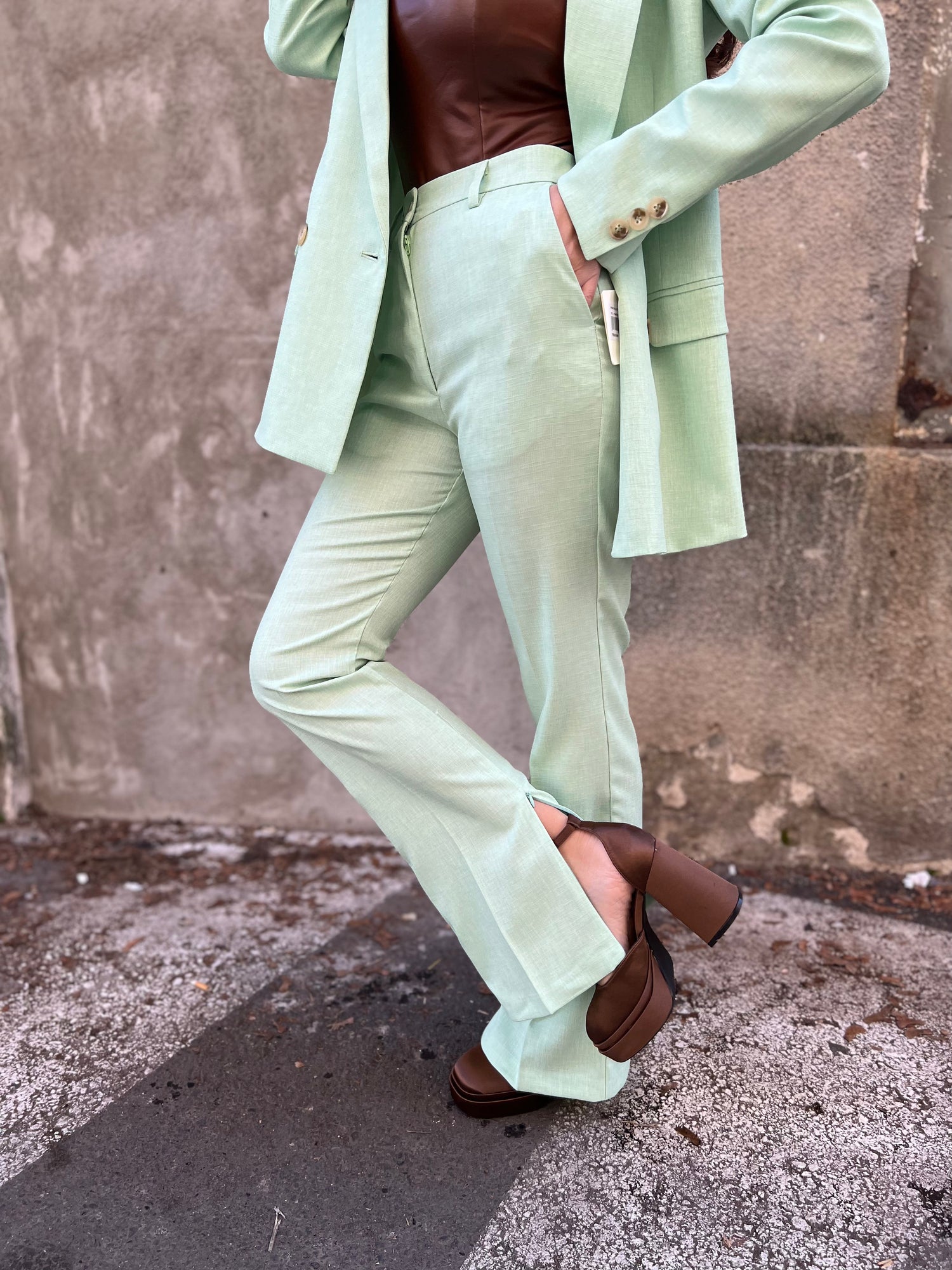 Pantalone in tessuto “Leonie” VICOLO