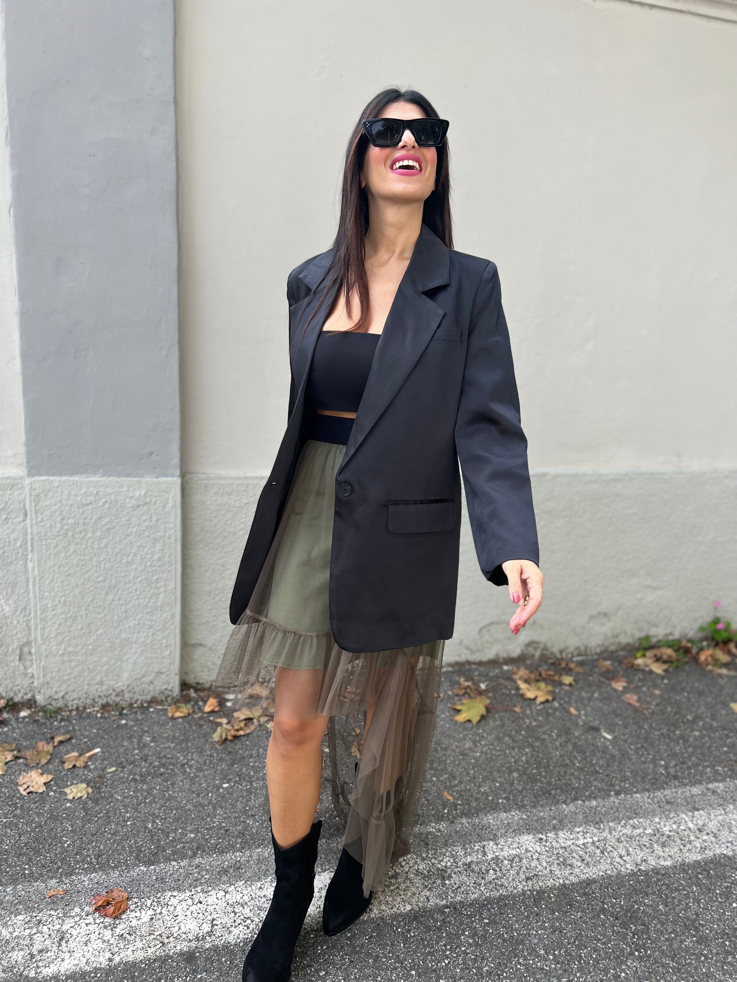 Blazer raso “Mayra” ONLY