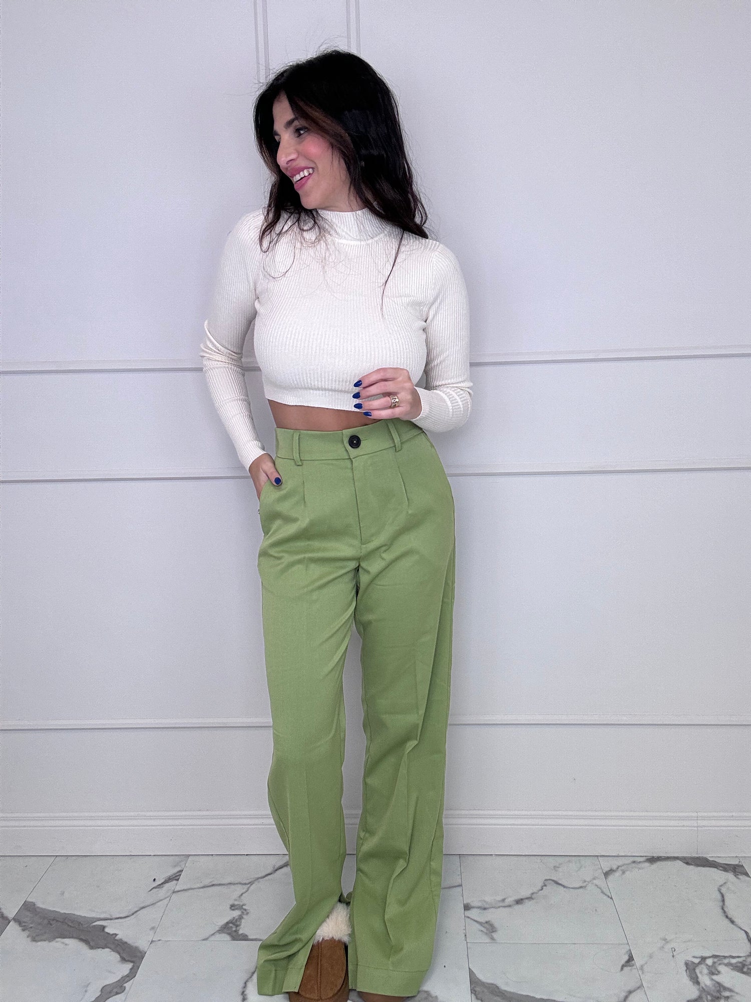 Pantalone “Classic” spacco 24COLOURS