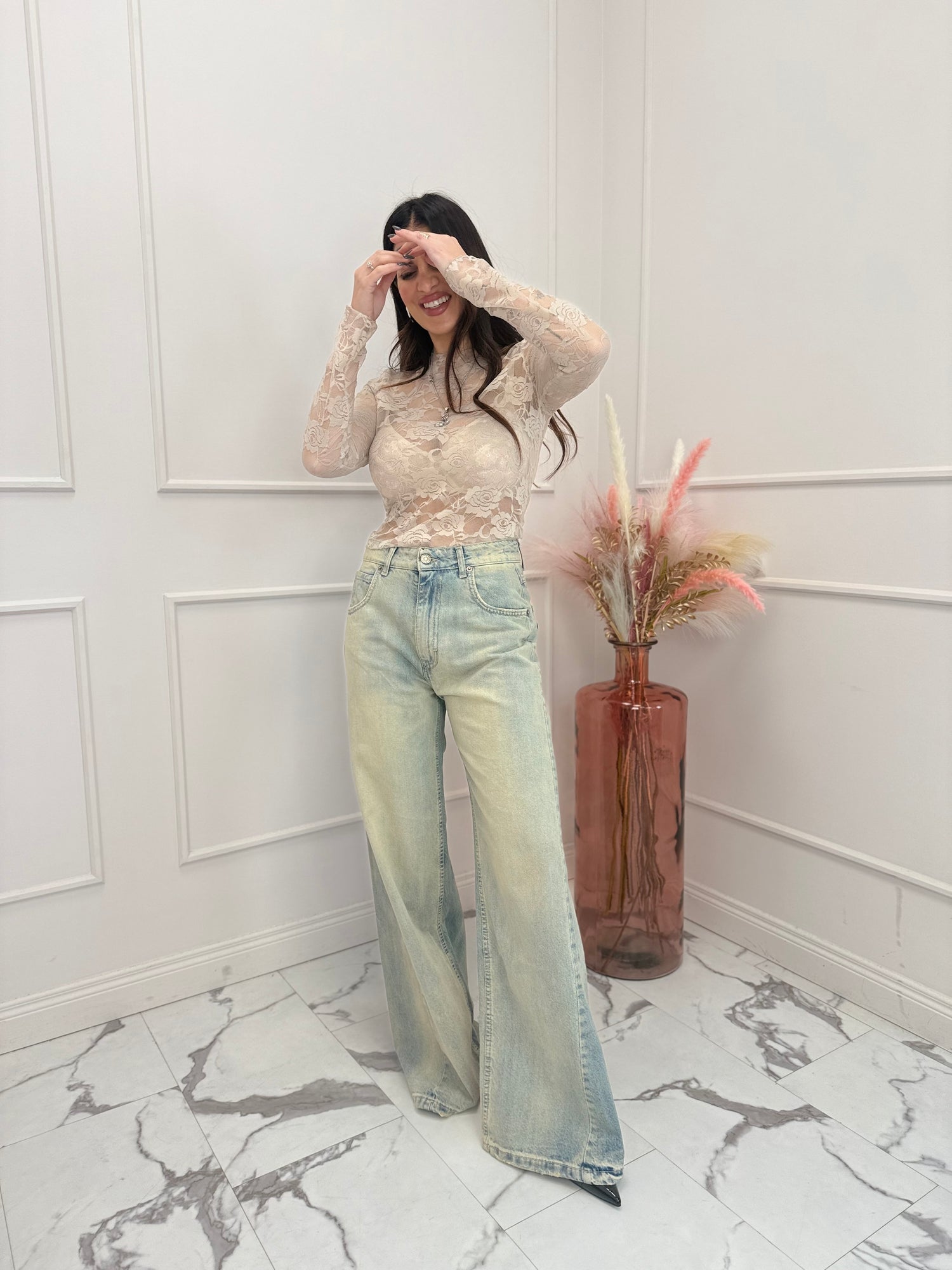 Jeans palazzo “Nathalie” VICOLO