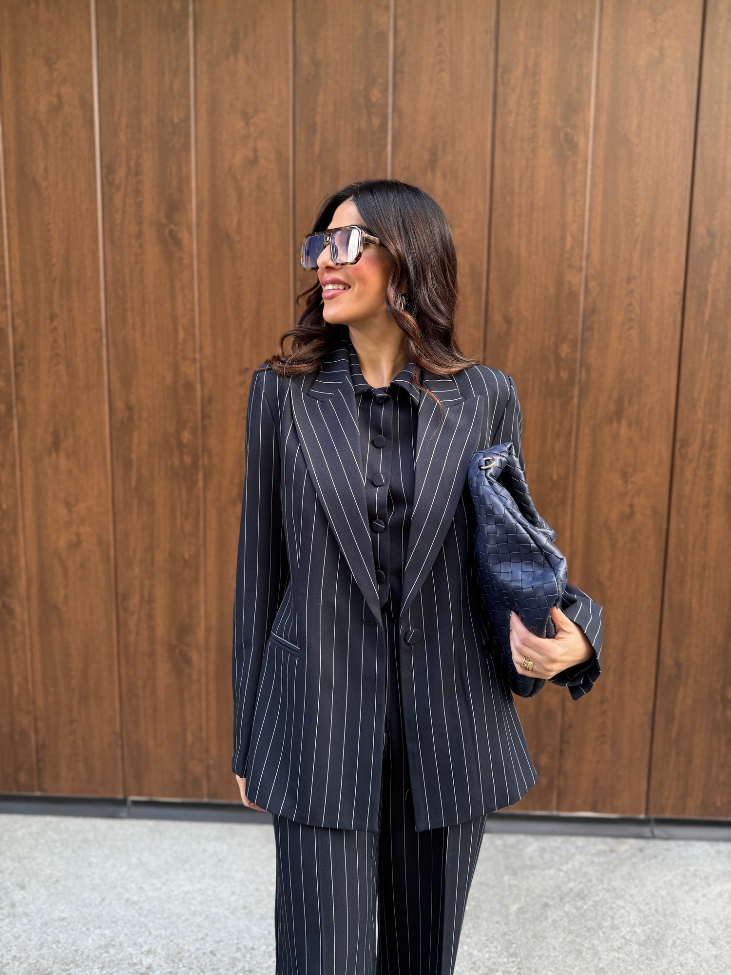 Blazer tailleur monopetto “Gessato” VICOLO