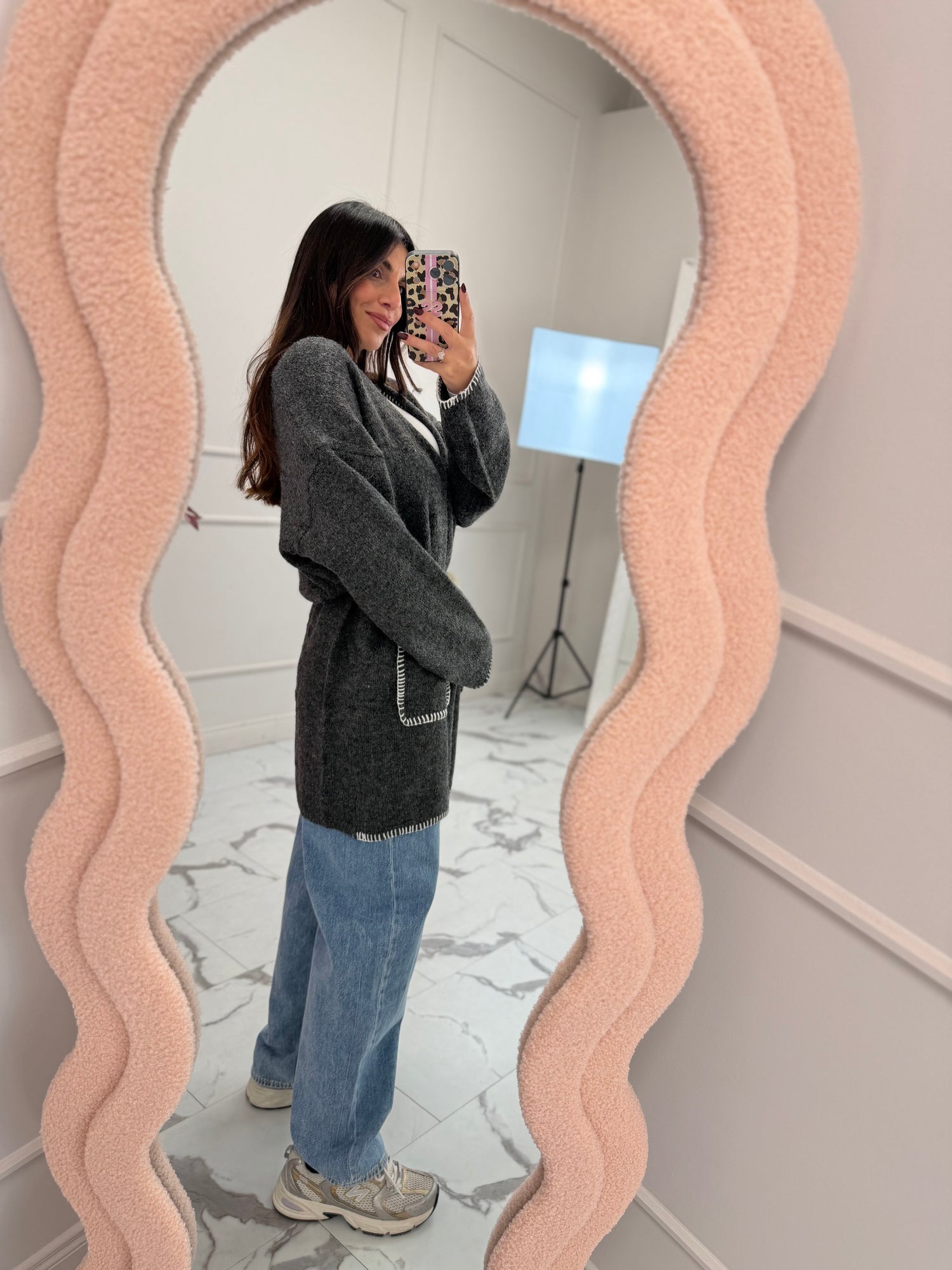 Cardigan con fusciacca MONIQUE