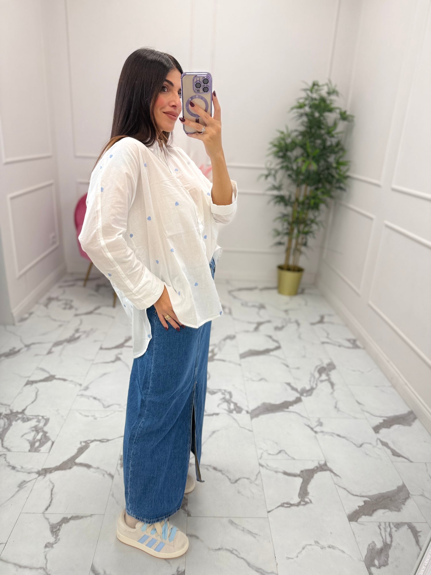 Camicia “New Lina Heart” ONLY