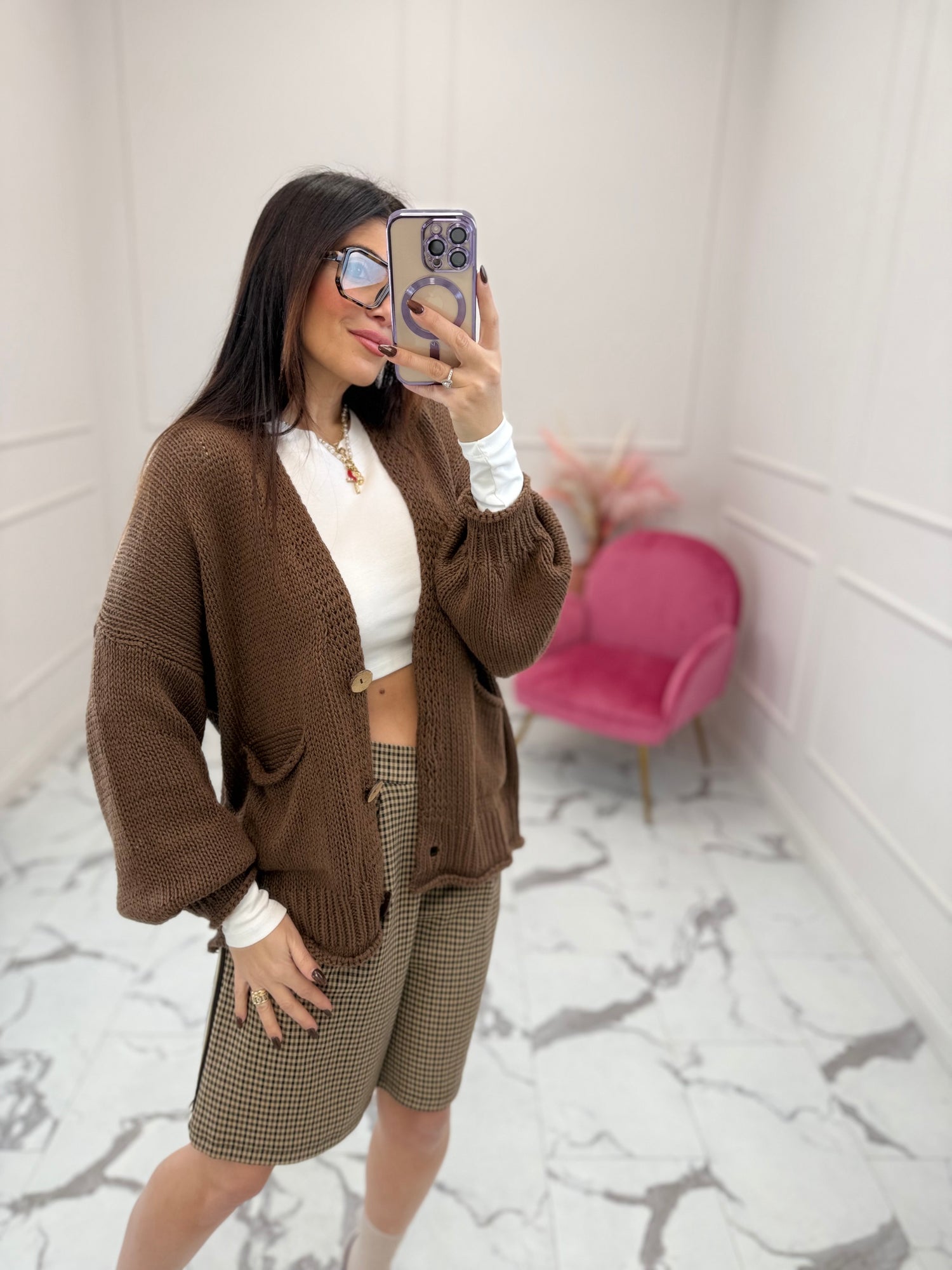 Cardigan in maglia HAVE ONE