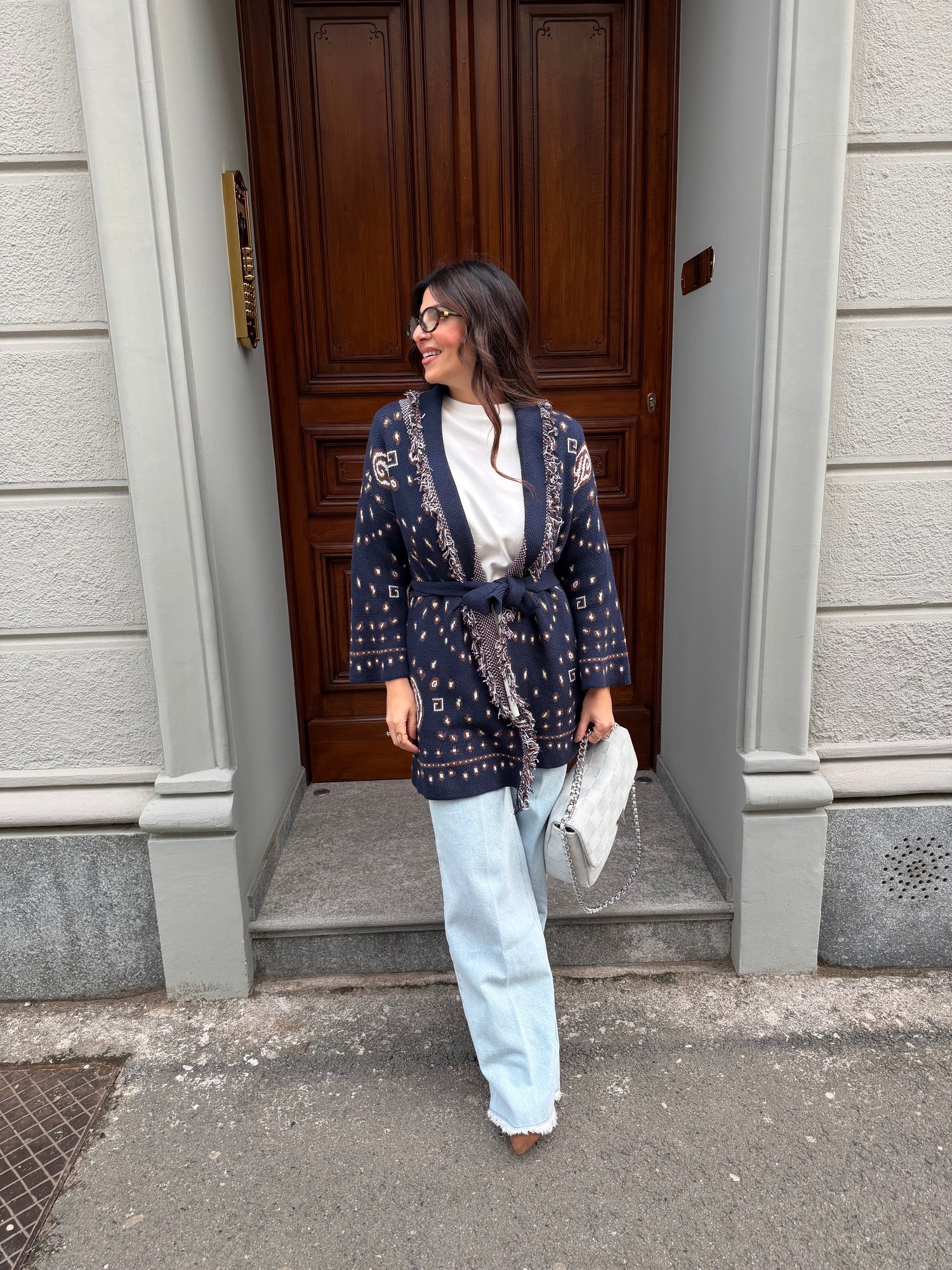 Cardigan “bandana” LIP