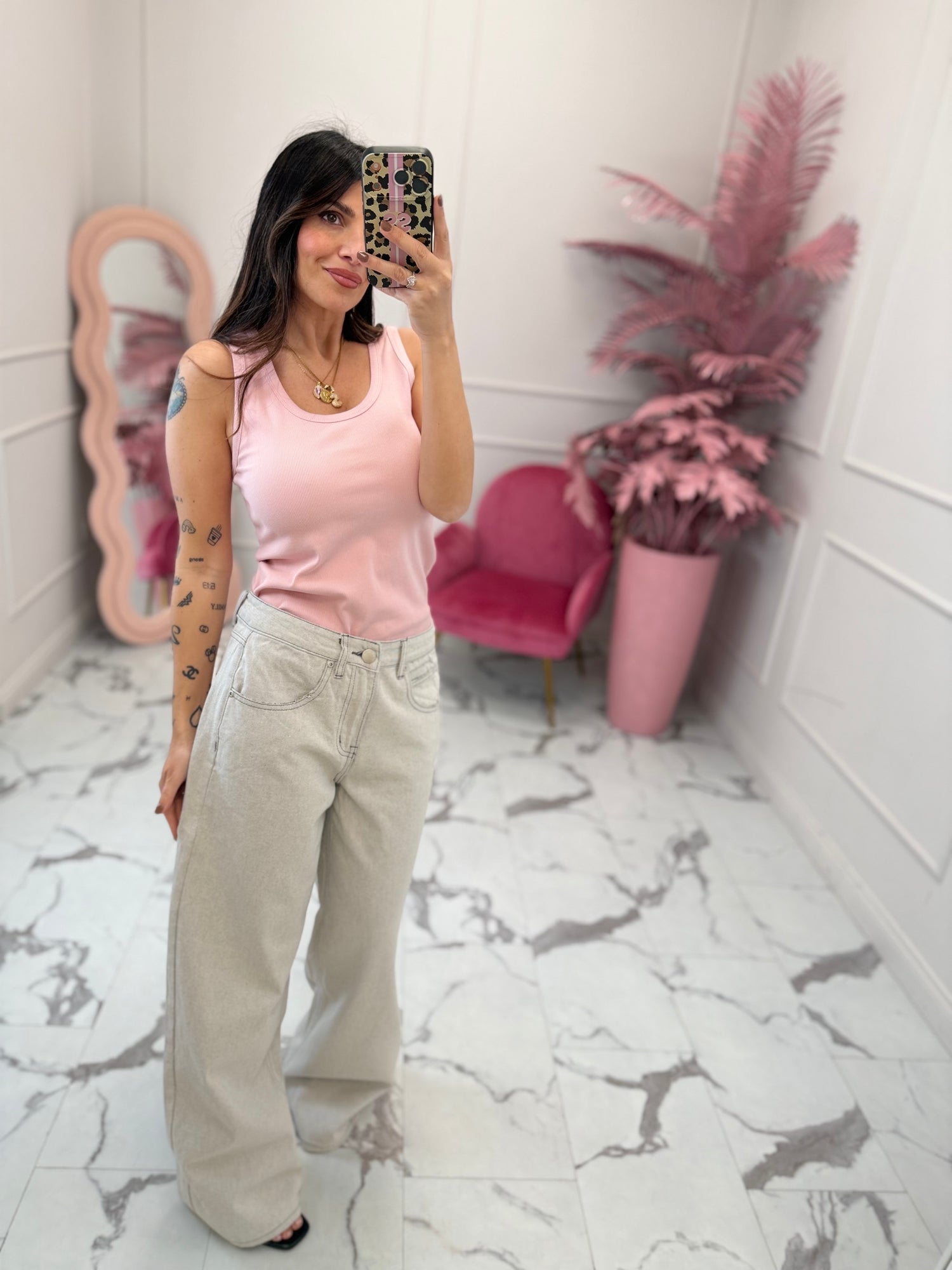 Jeans coordinato “Grey” GLAMOROUS