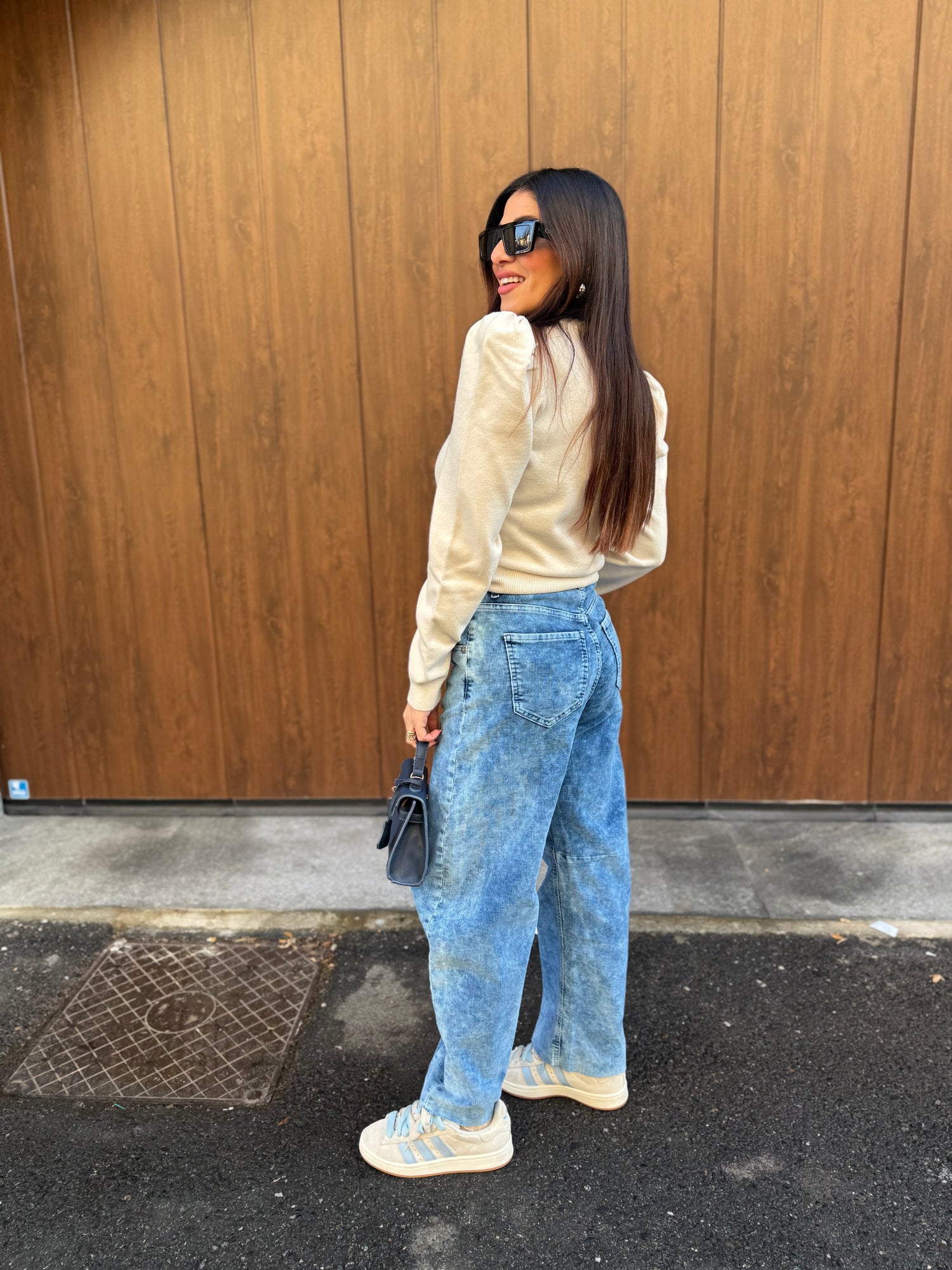 Pantalone balloon velluto “Barbara” HAVE ONE