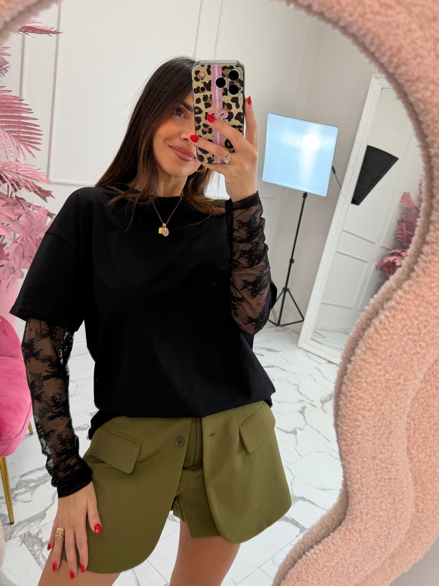 T-shirt manica pizzo “Lizzy” LIP