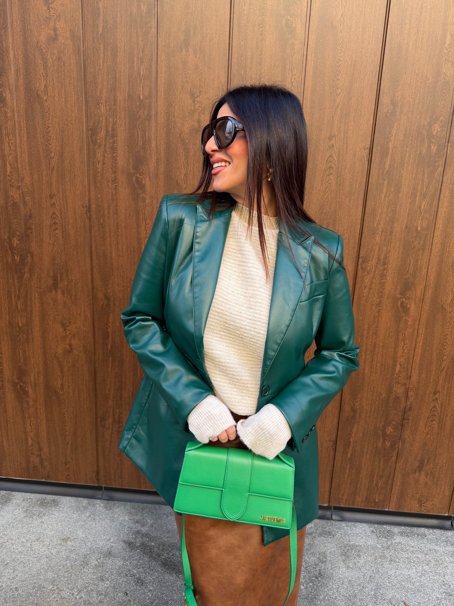 Blazer ecopelle monobottone HAVE ONE