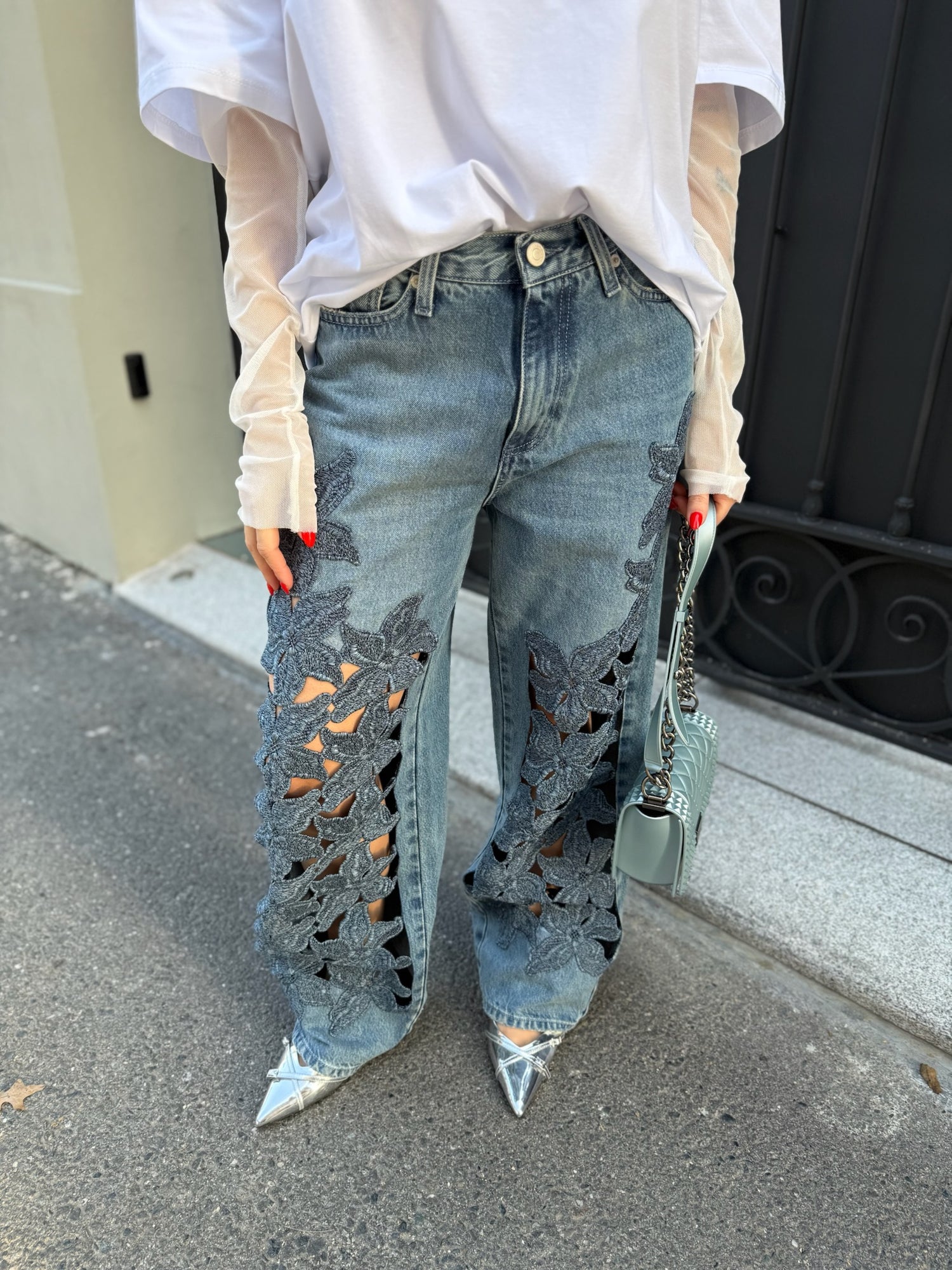 Jeans new “Xenobia cut out” VICOLO