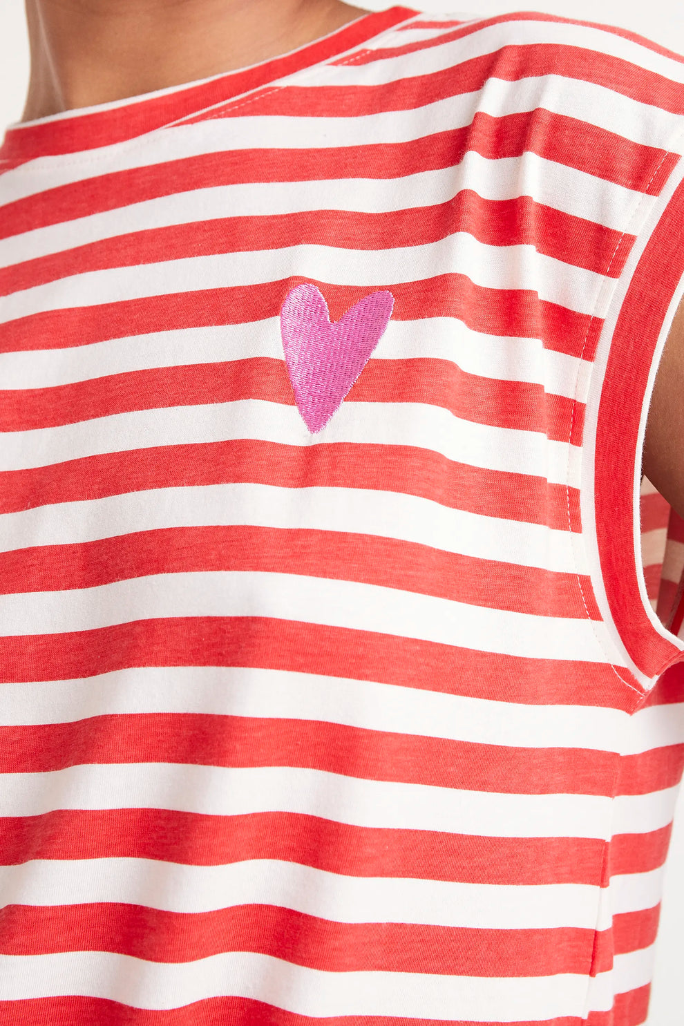 Canotta “Red heart Stripes” COMPANIA FANTASTICA