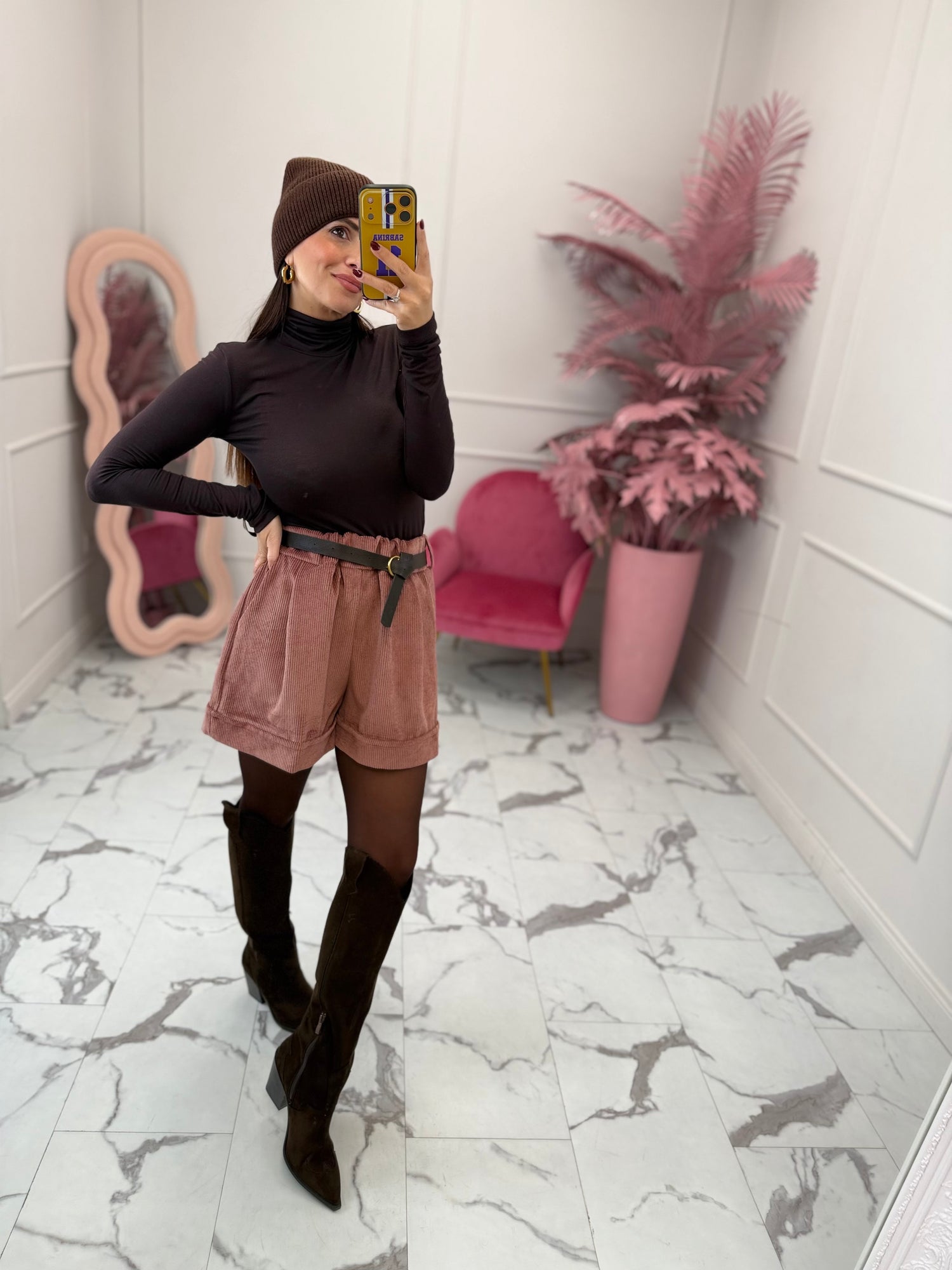 Shorts velluto costine LIP