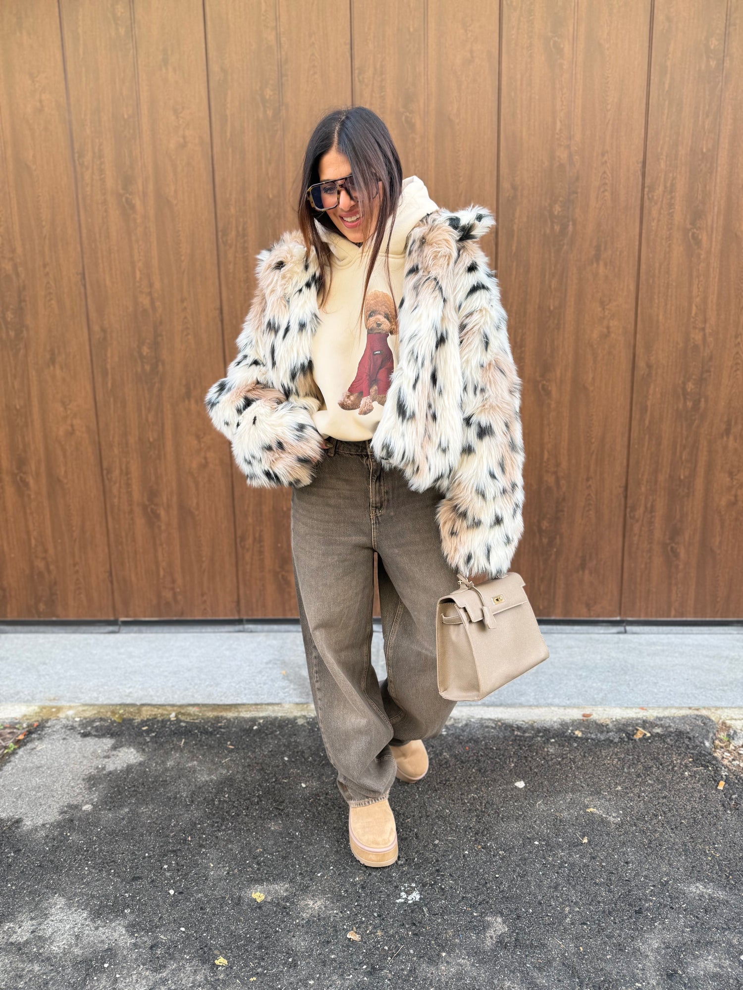 Jeans baggy “Brown Erin” JJXX