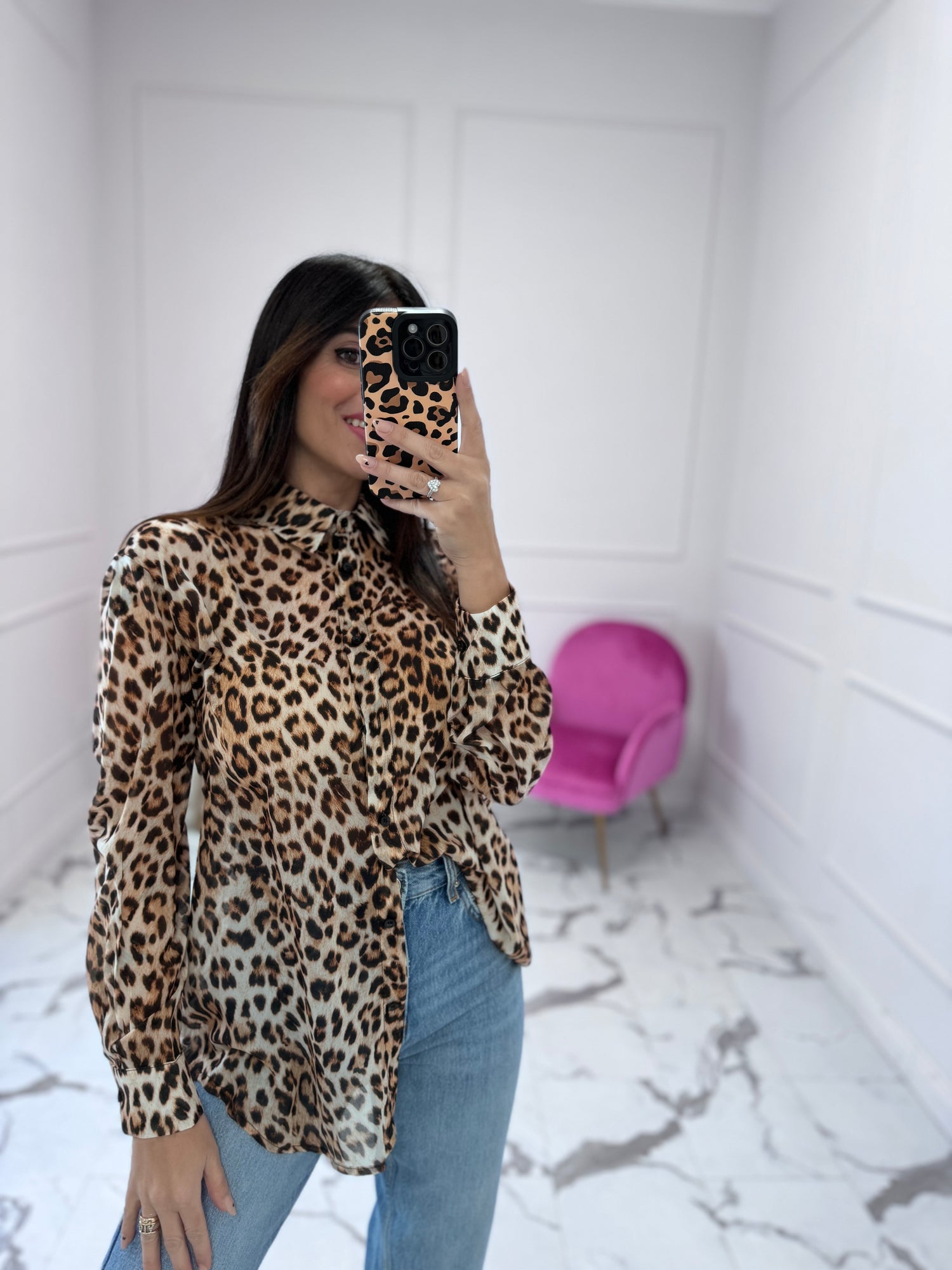 Camicia “Leopard” LUMINA