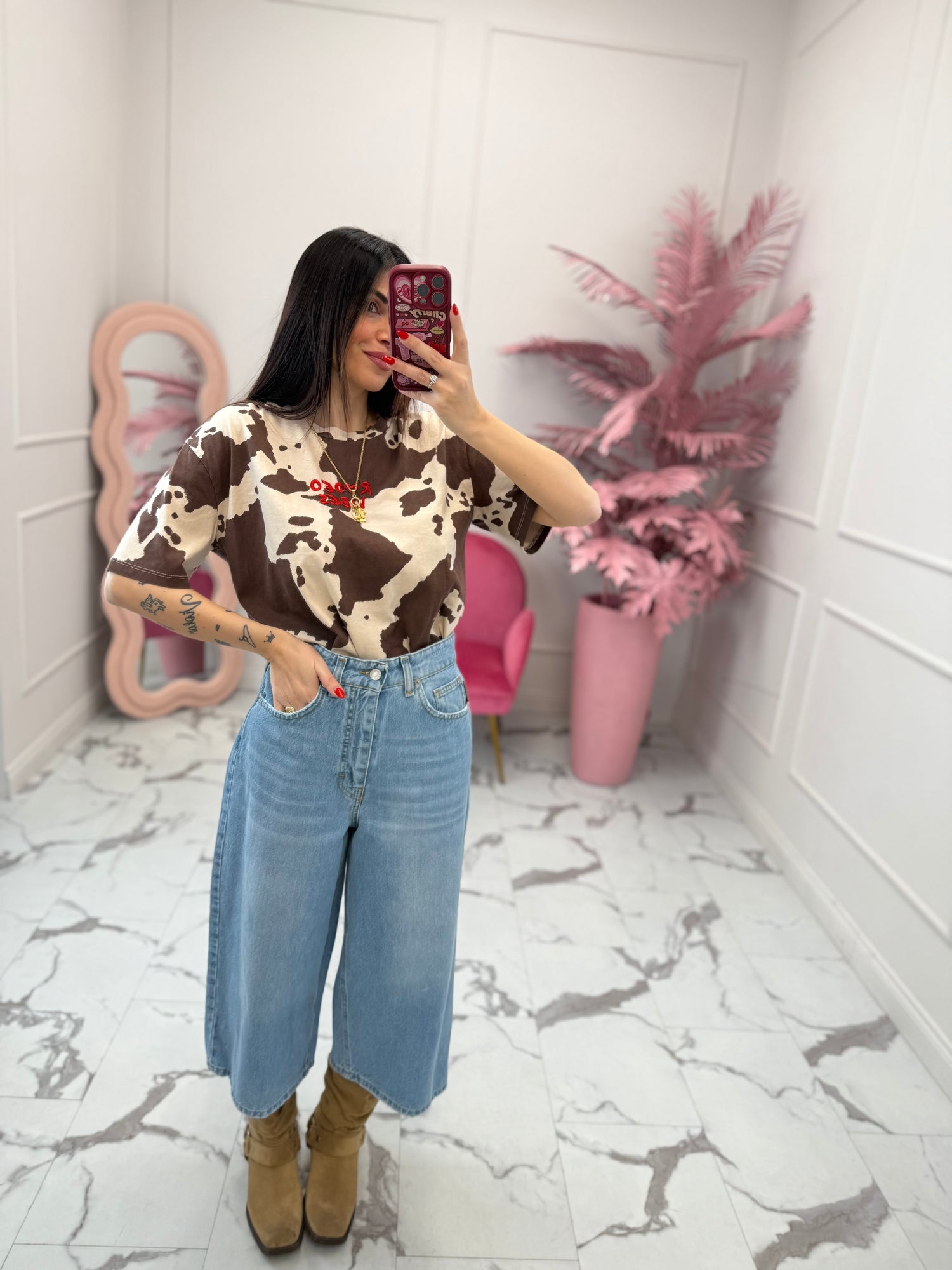 T-shirt “Cow print” LUMINA