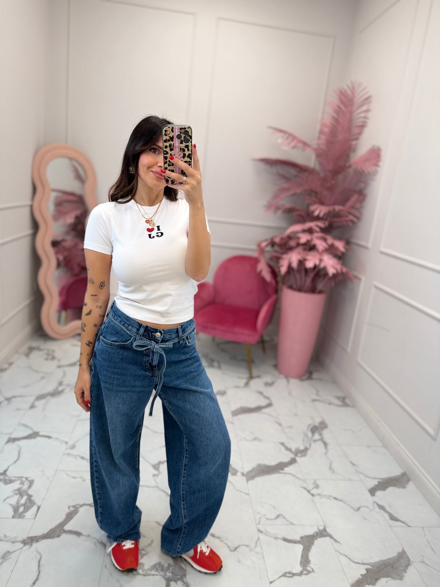 T-shirt “I love GJ” GUESS JEANS