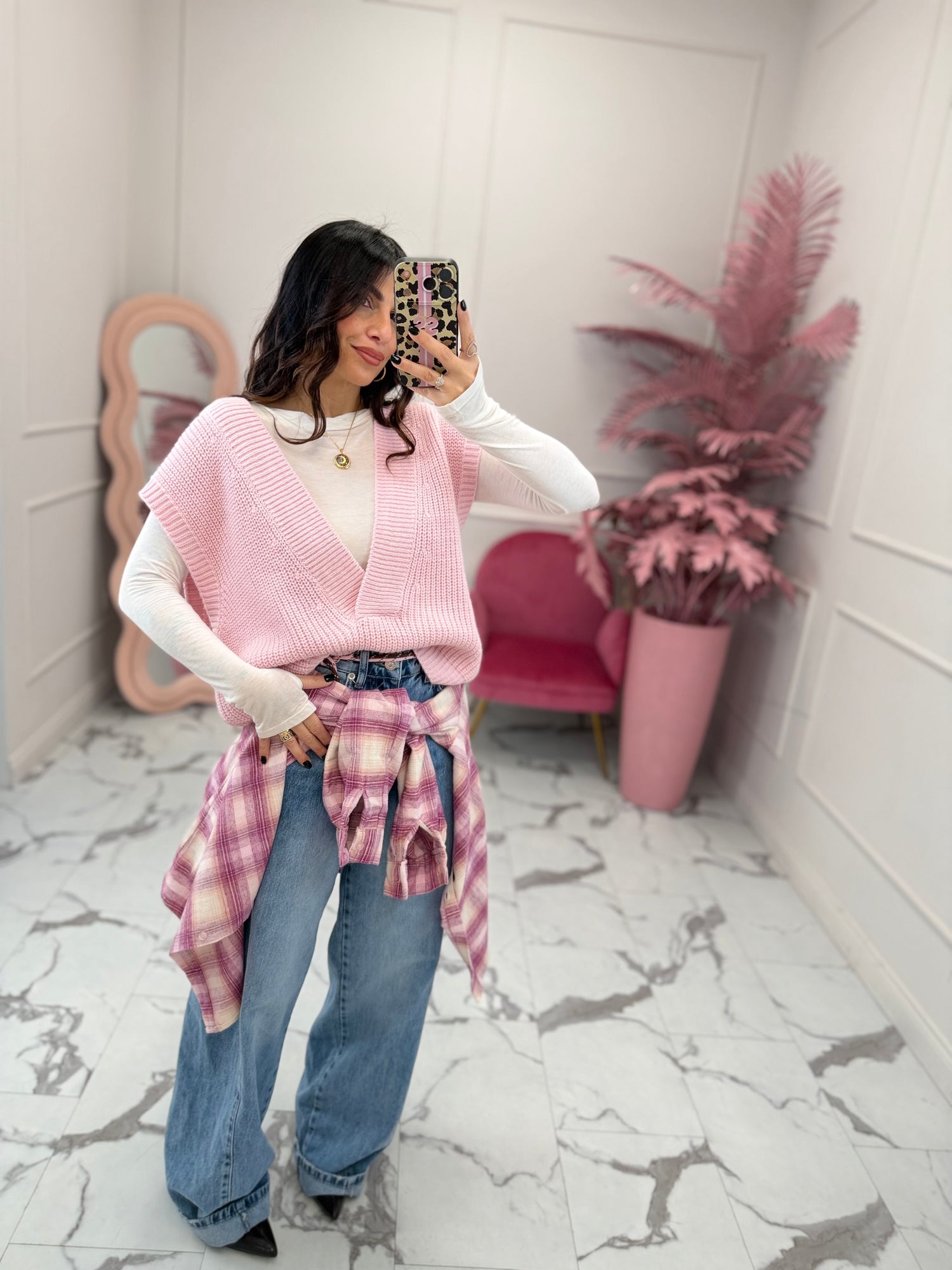 Gilet in maglia “Cara” LUMINA