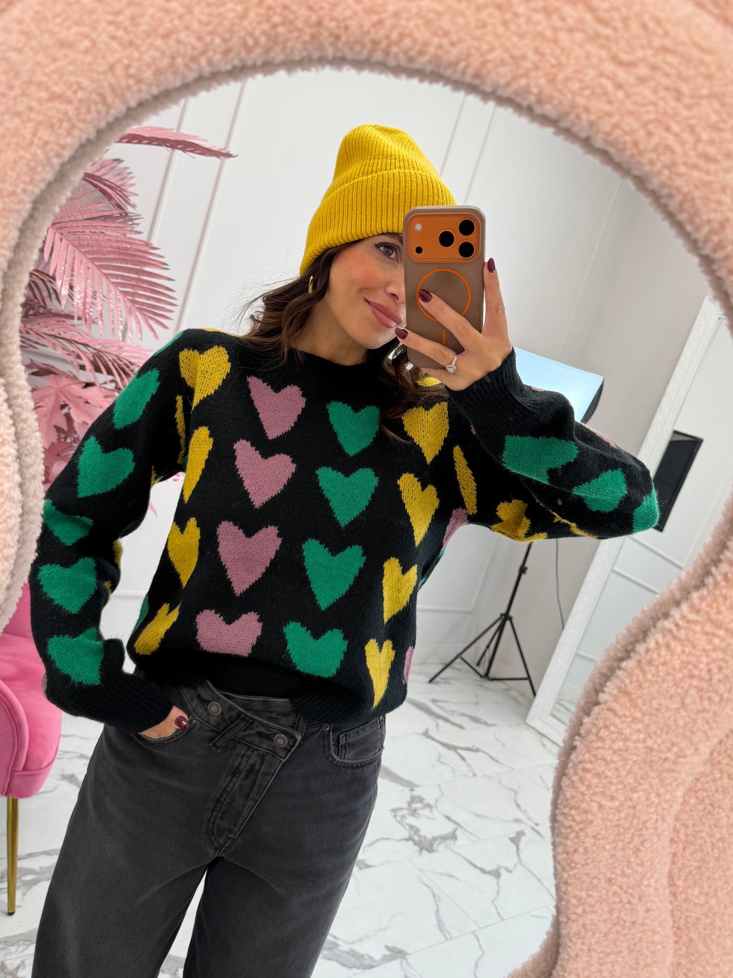 Maglione “Multicolor heart” COMPANIA FANTASTICA