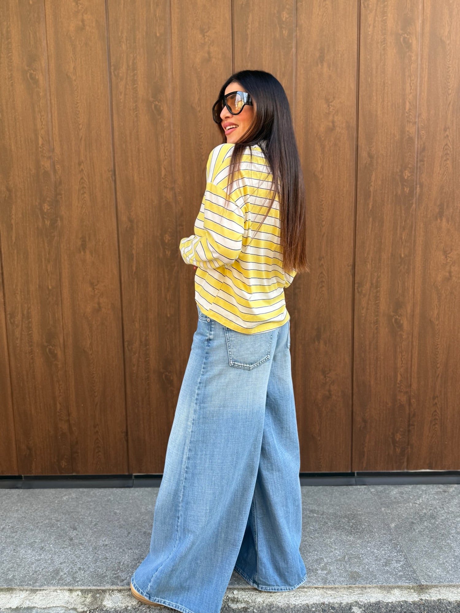 Jeans palazzo “Lucy” VICOLO