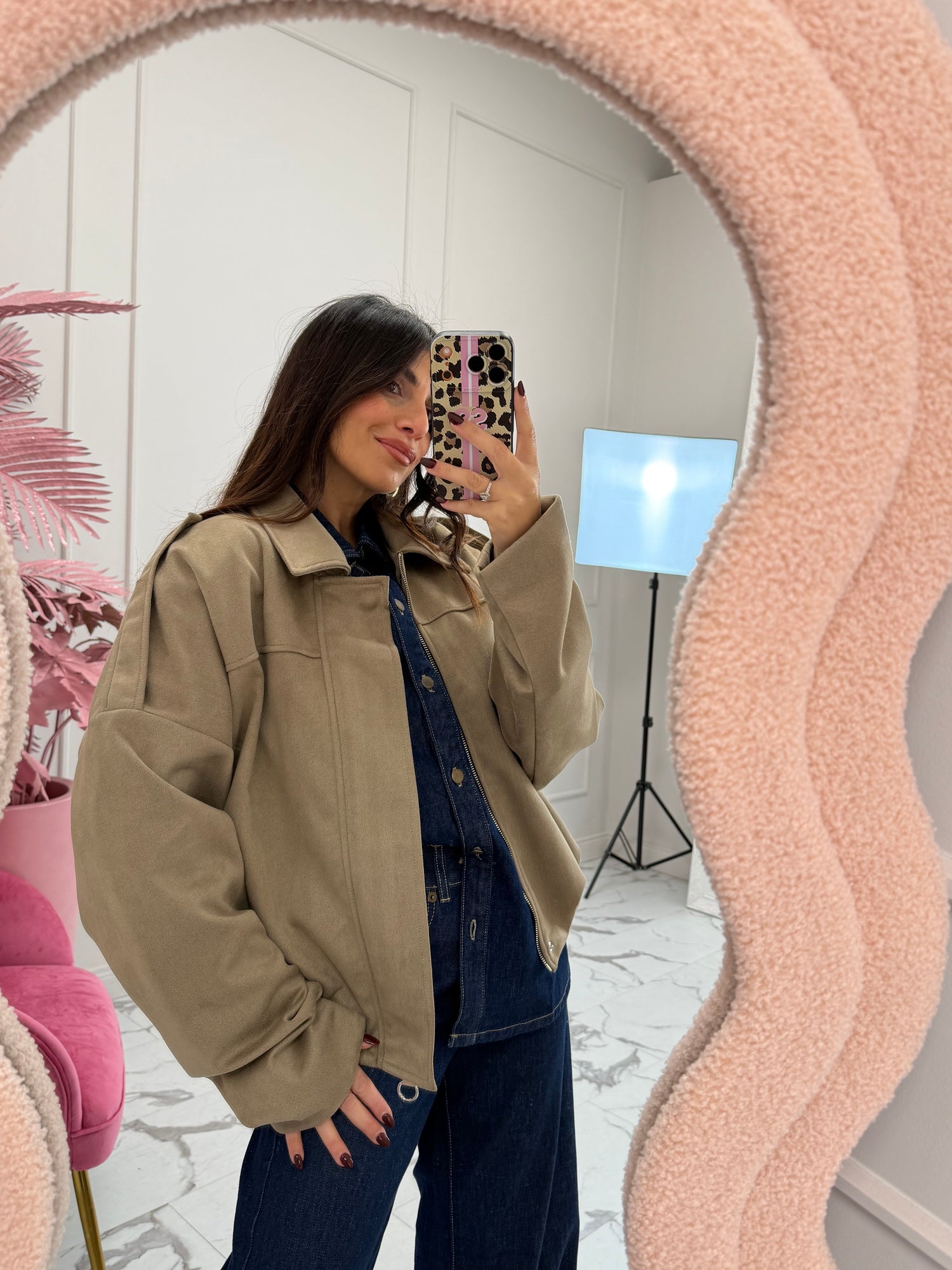 Bomber suede HAVE ONE