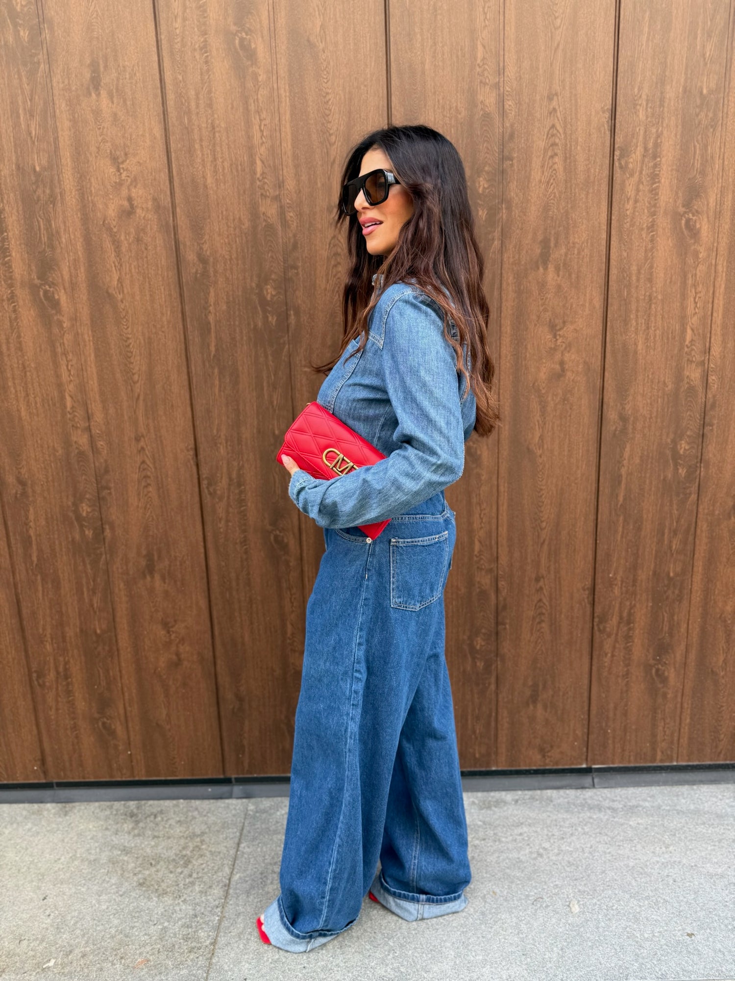 Tuta in denim “Bicolor” HAVE ONE