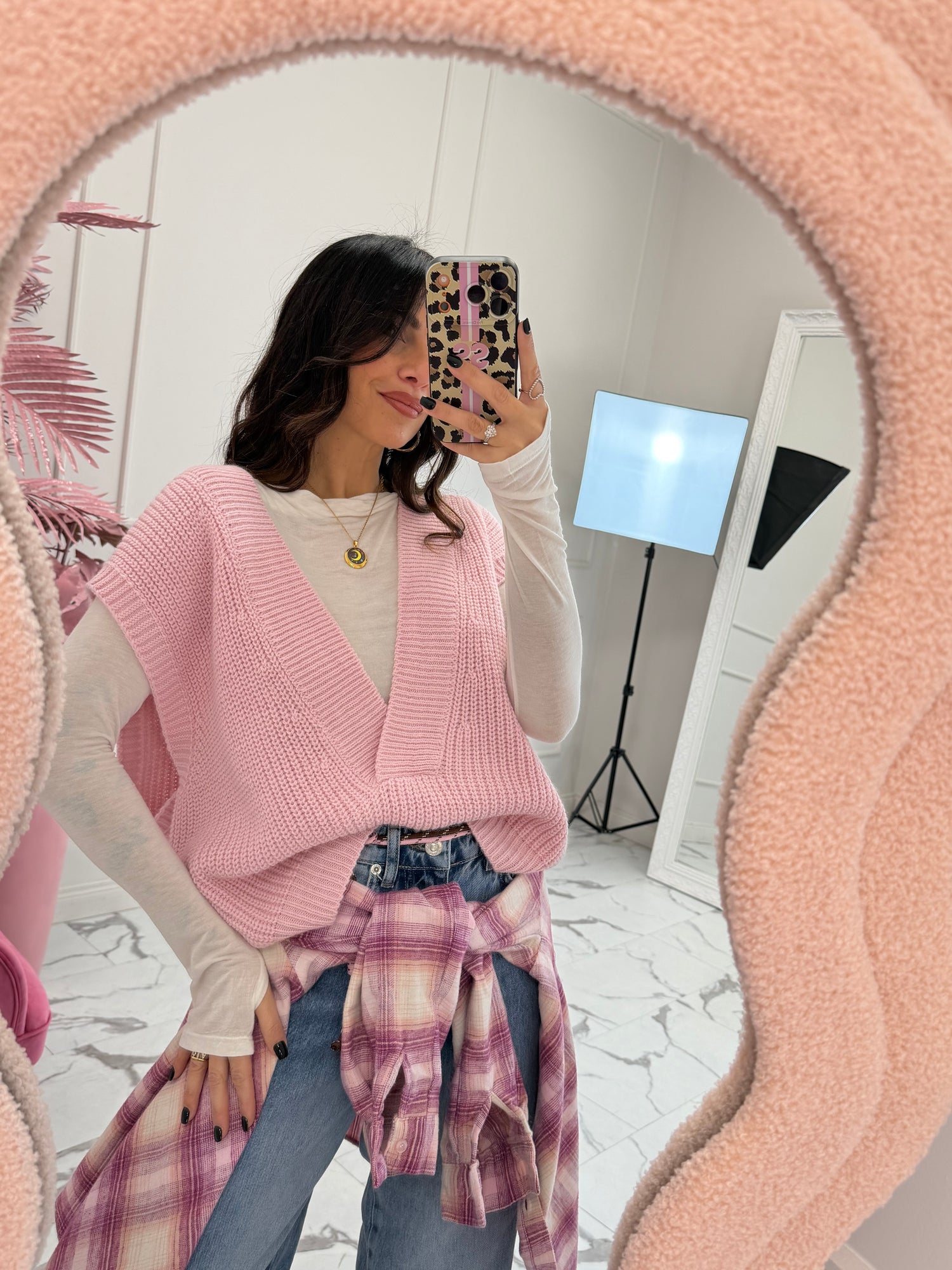 Gilet in maglia “Cara” LUMINA