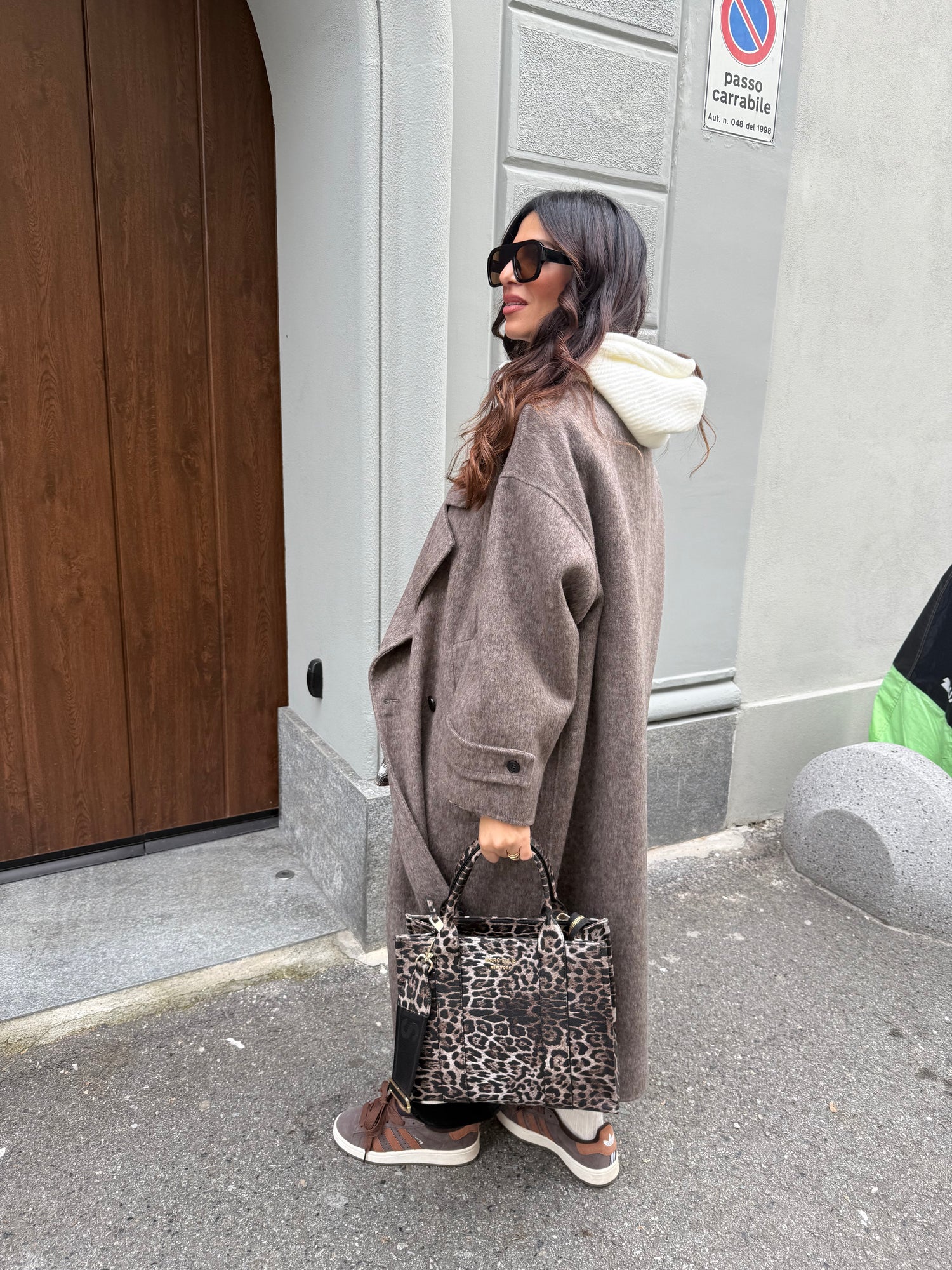 Cappotto lungo over “Wool” VICOLO