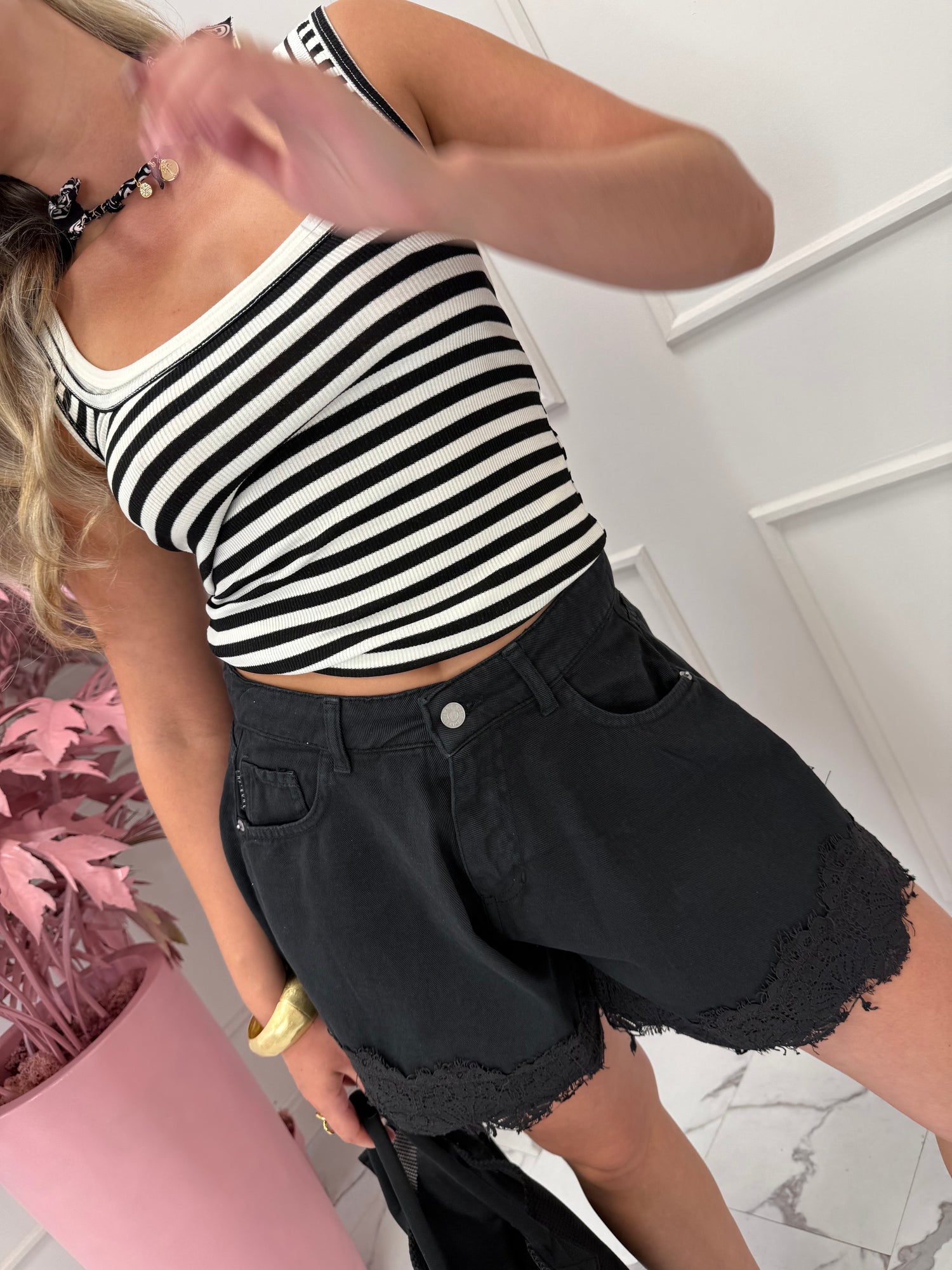 Shorts Denim farfalla “Lace” HAVE ONE