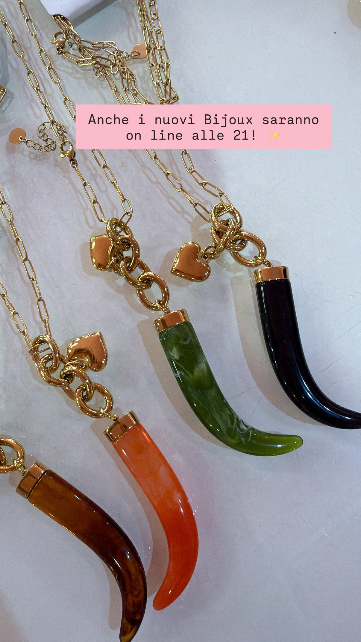 Collana lunga “Corno” LIP