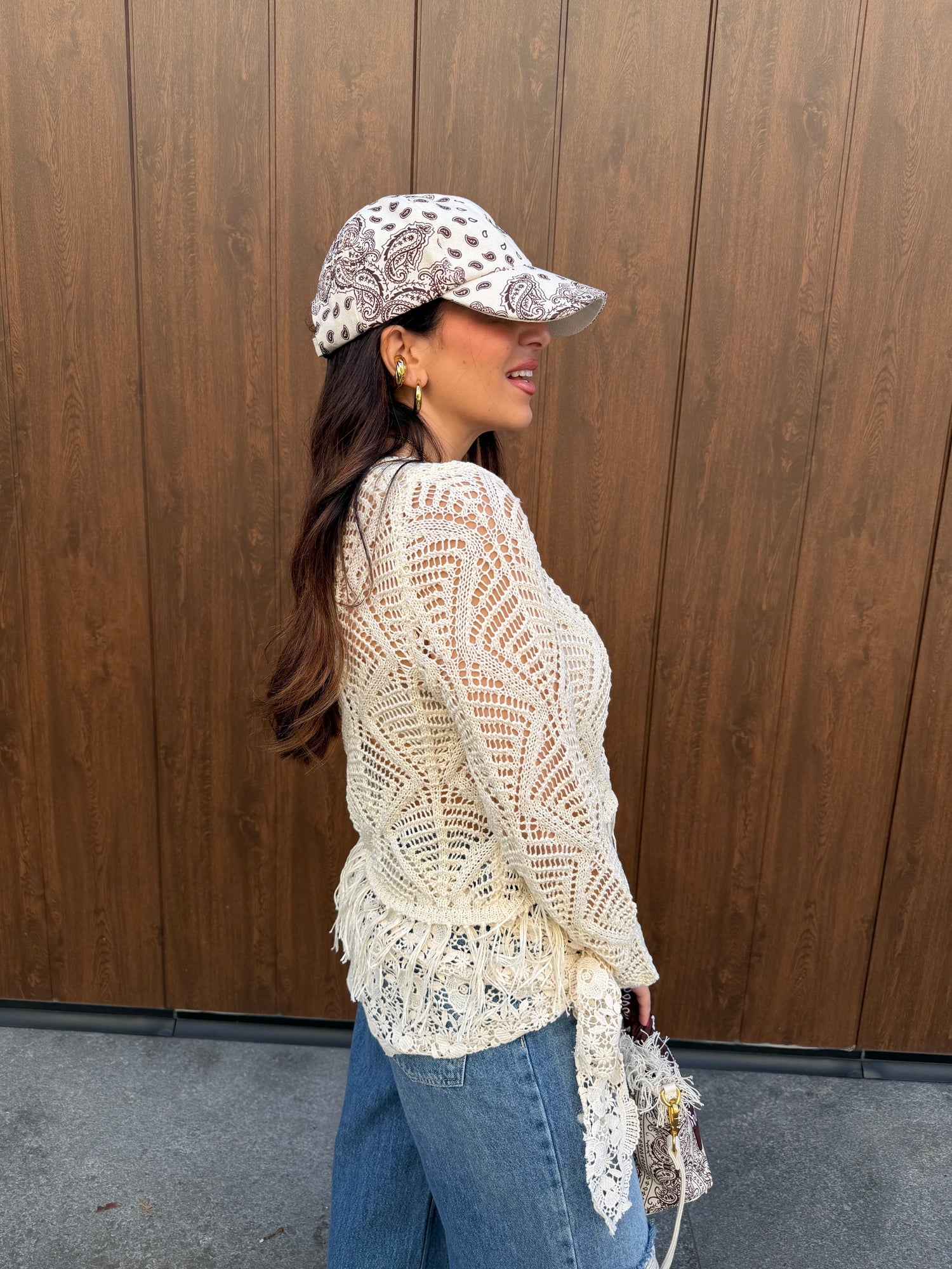 Maglia traforata “Leonie” ONLY