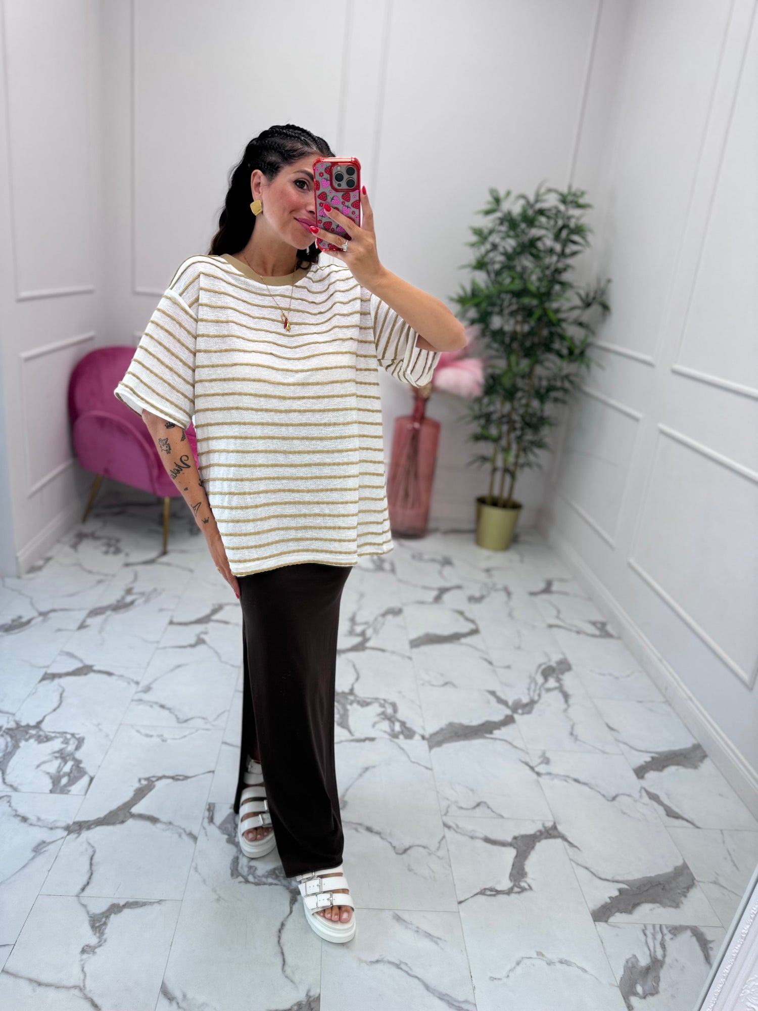 T-shirt over “Crêpe” LUMINA
