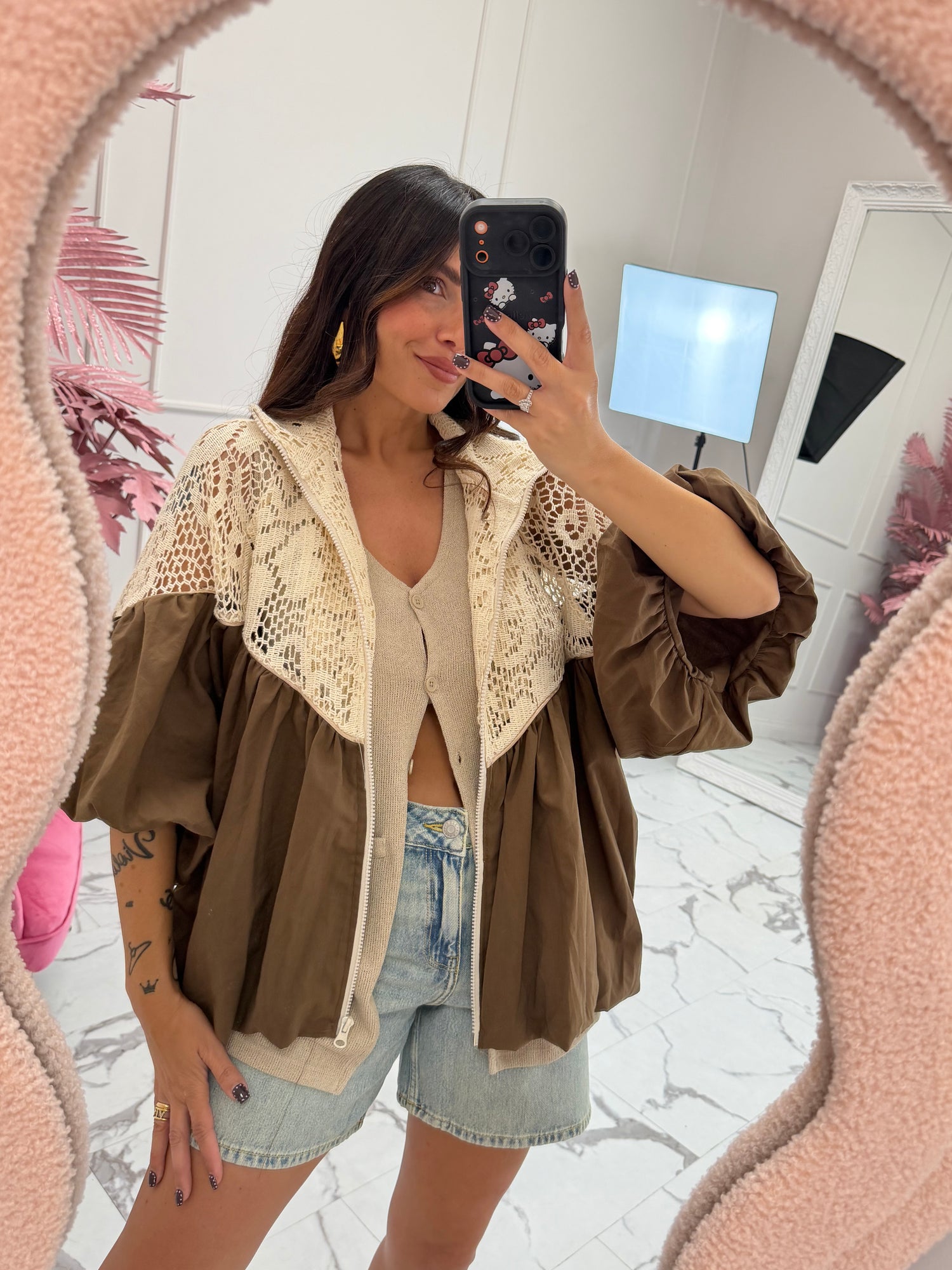 Giacca bomber “Crochet” LIP
