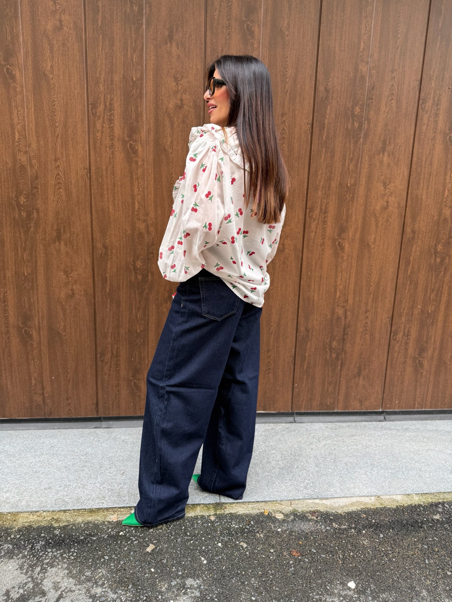 Jeans con cintura “Gianna Dark Blue” ONLY