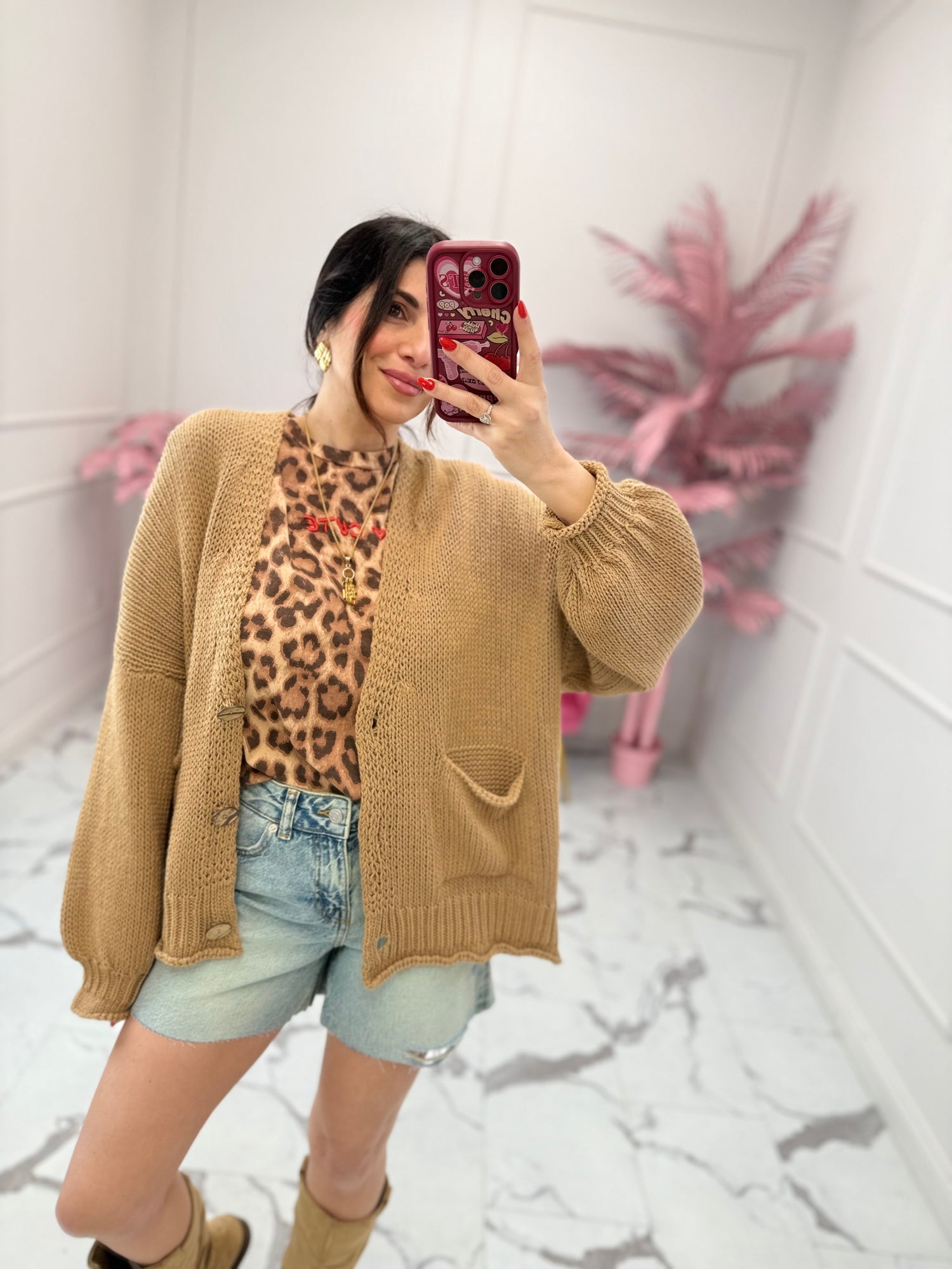 T-shirt Leopard “So cute” LUMINA