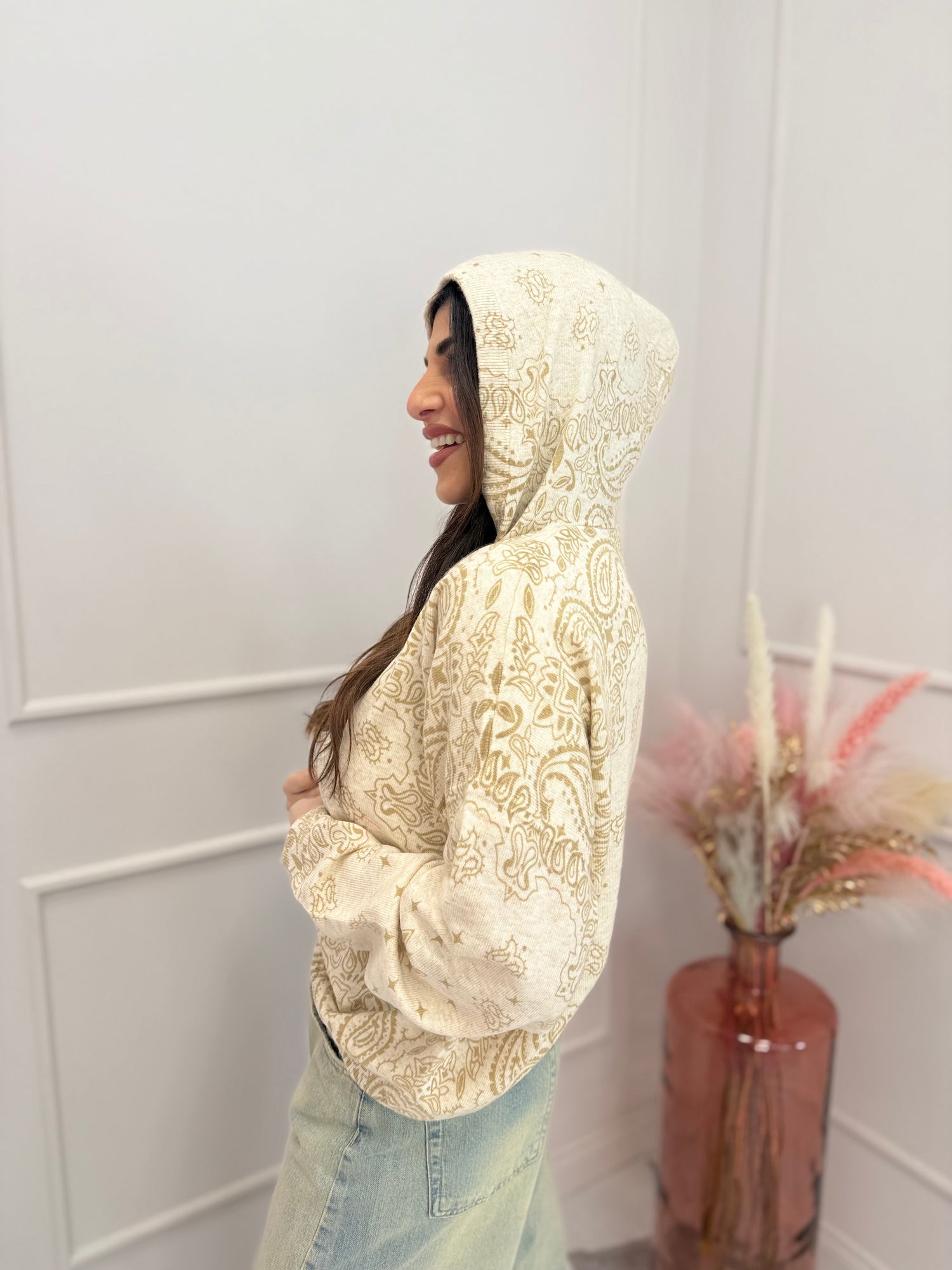 Maglia con cappuccio bandana ADORÉ