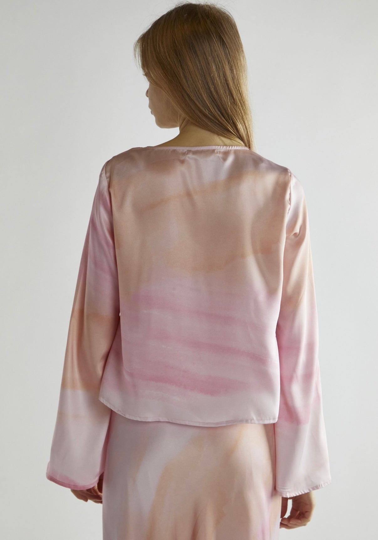 Blusa Crop “Peach” GLAMOROUS