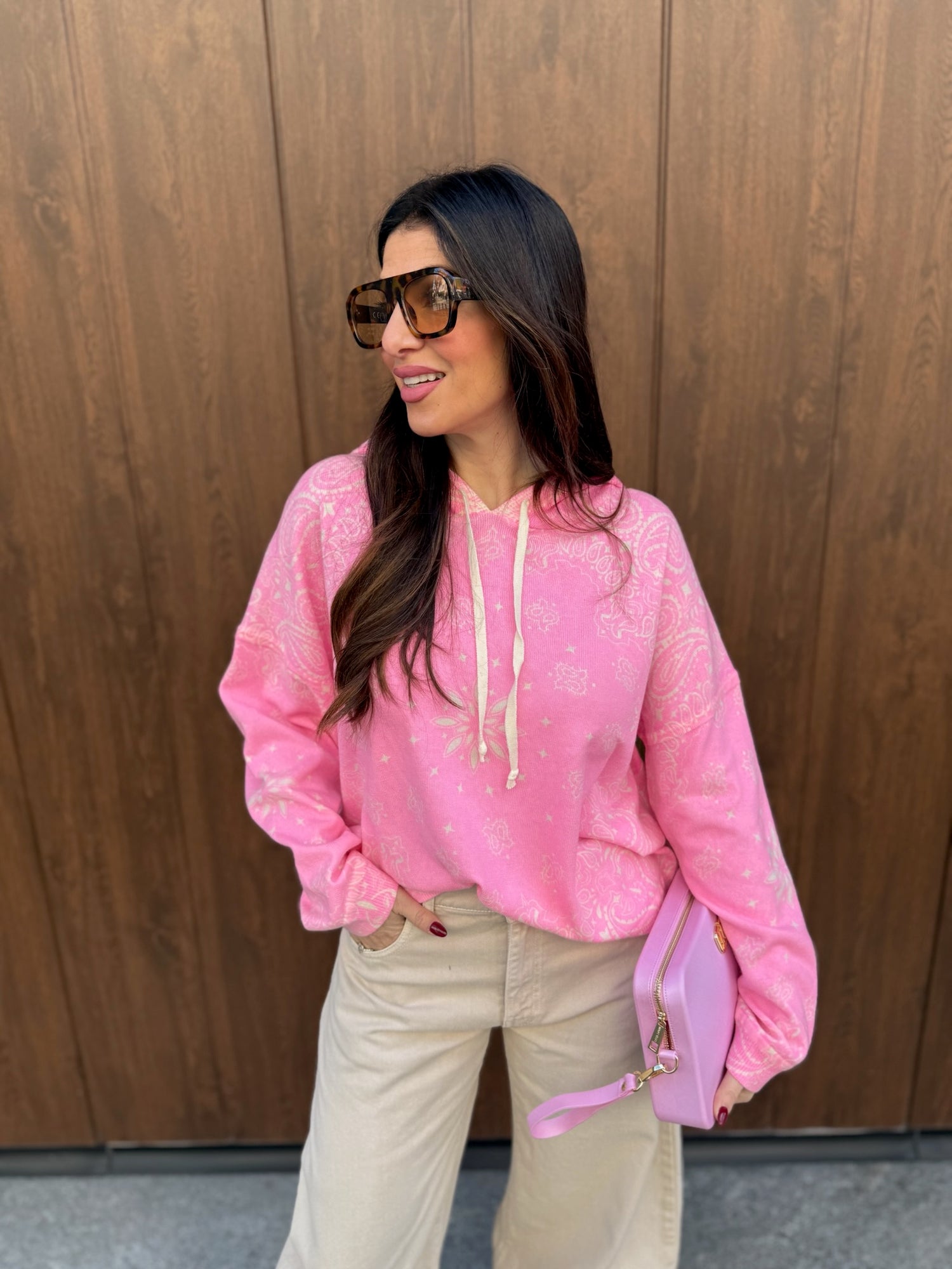 Maglia con cappuccio bandana ADORÉ