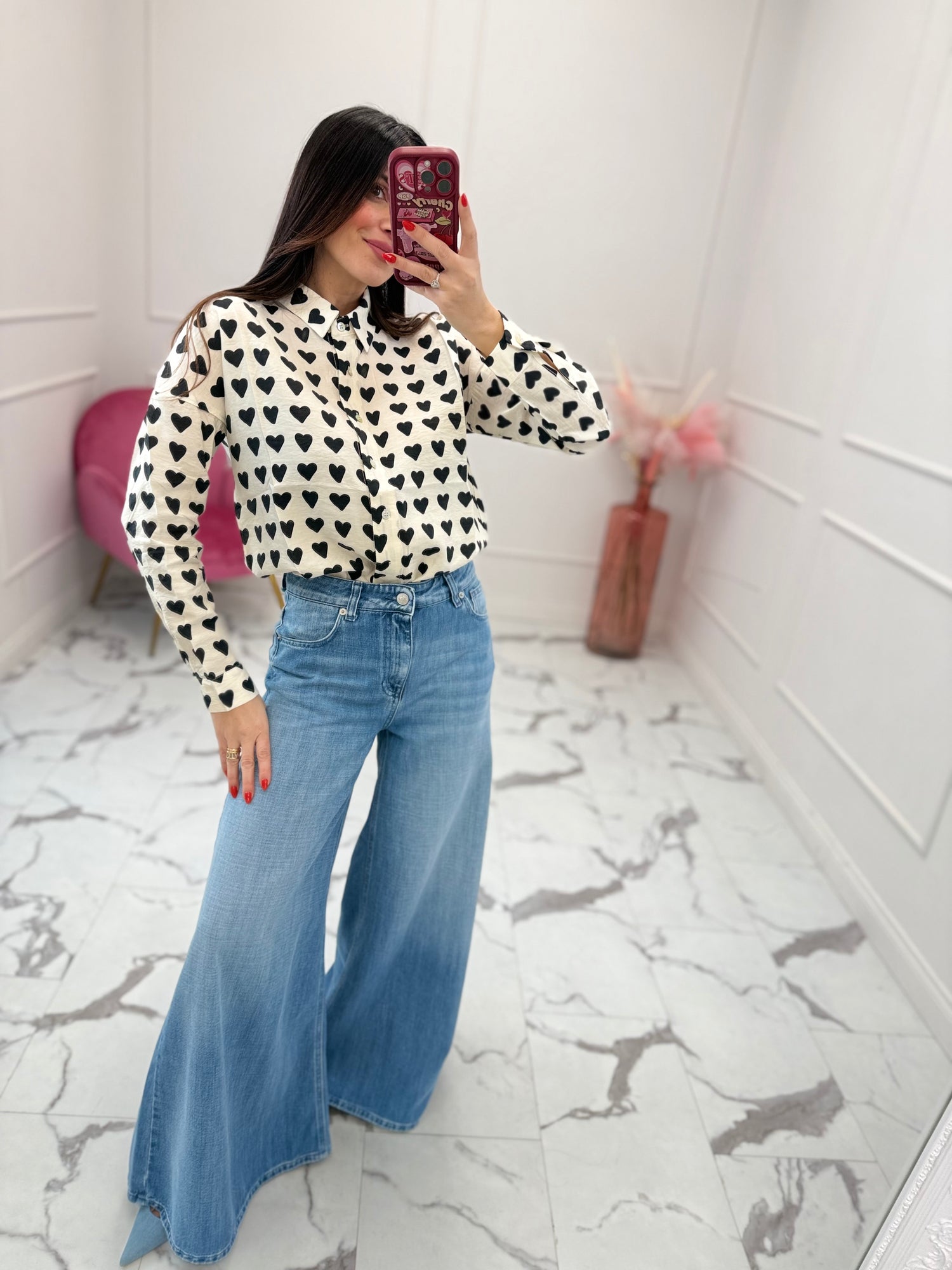 Camicia “Black heart” COMPANIA FANTASTICA
