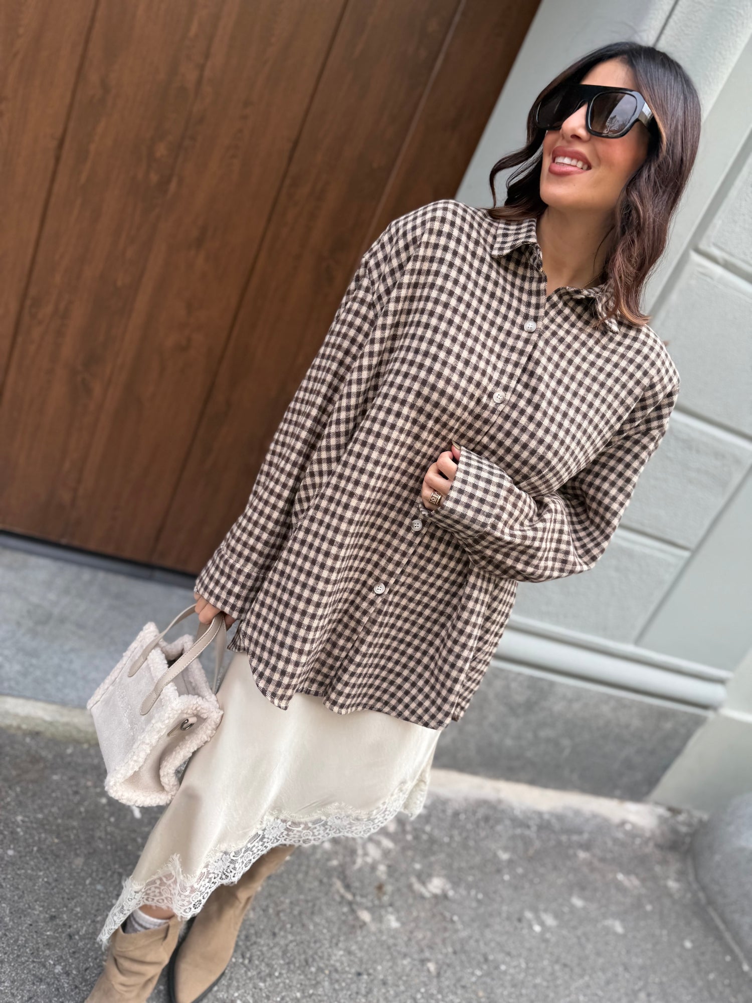 Camicia quadretti JUST WEST